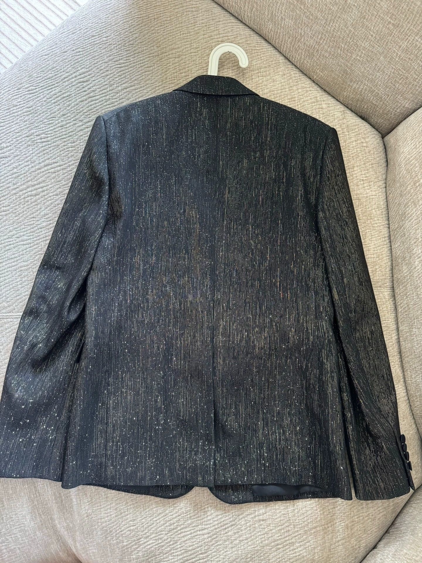 Saint Laurent Paris Saint Laurent Paris Xiu style silk suit jacket Size US M / EU 48-50 / 2 - 2 Thumbnail