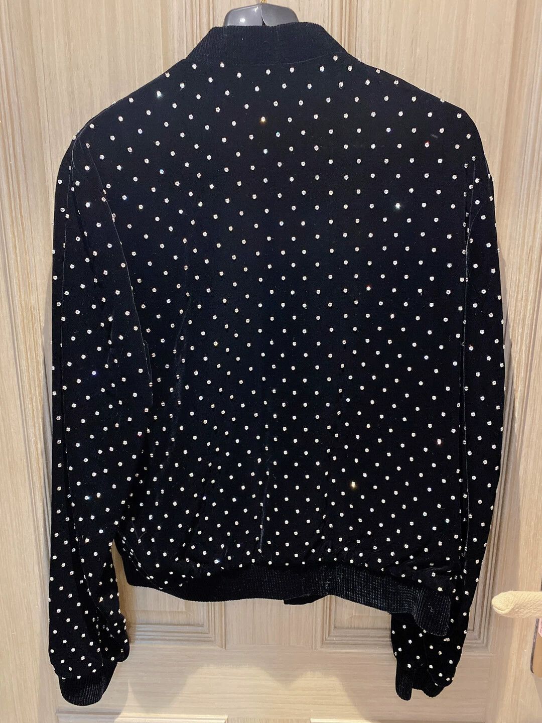 Saint Laurent Paris Saint Laurent Paris Velvet shiny diamond jacket Size US M / EU 48-50 / 2 - 2 Thumbnail