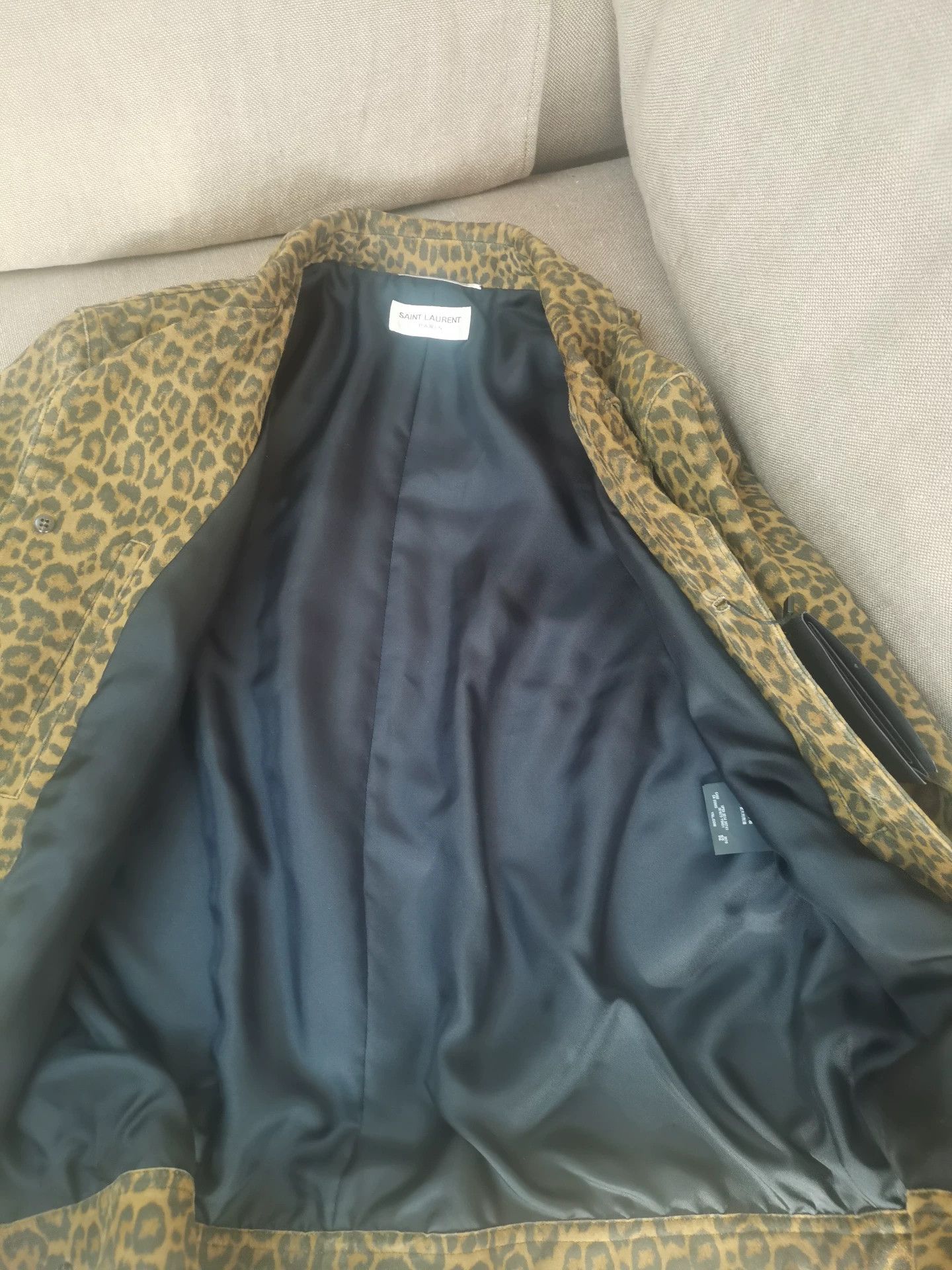 Saint Laurent Paris Saint Laurent Paris Show off goat leather jacket Size US L / EU 52-54 / 3 - 4 Thumbnail