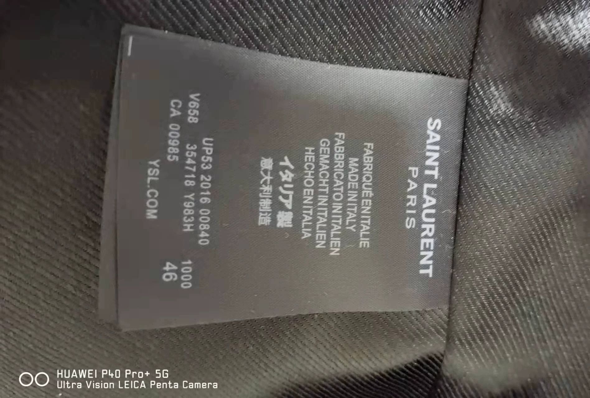 Saint Laurent Paris Saint Laurent Paris Motorcycle leather jacket Size US S / EU 44-46 / 1 - 8 Thumbnail