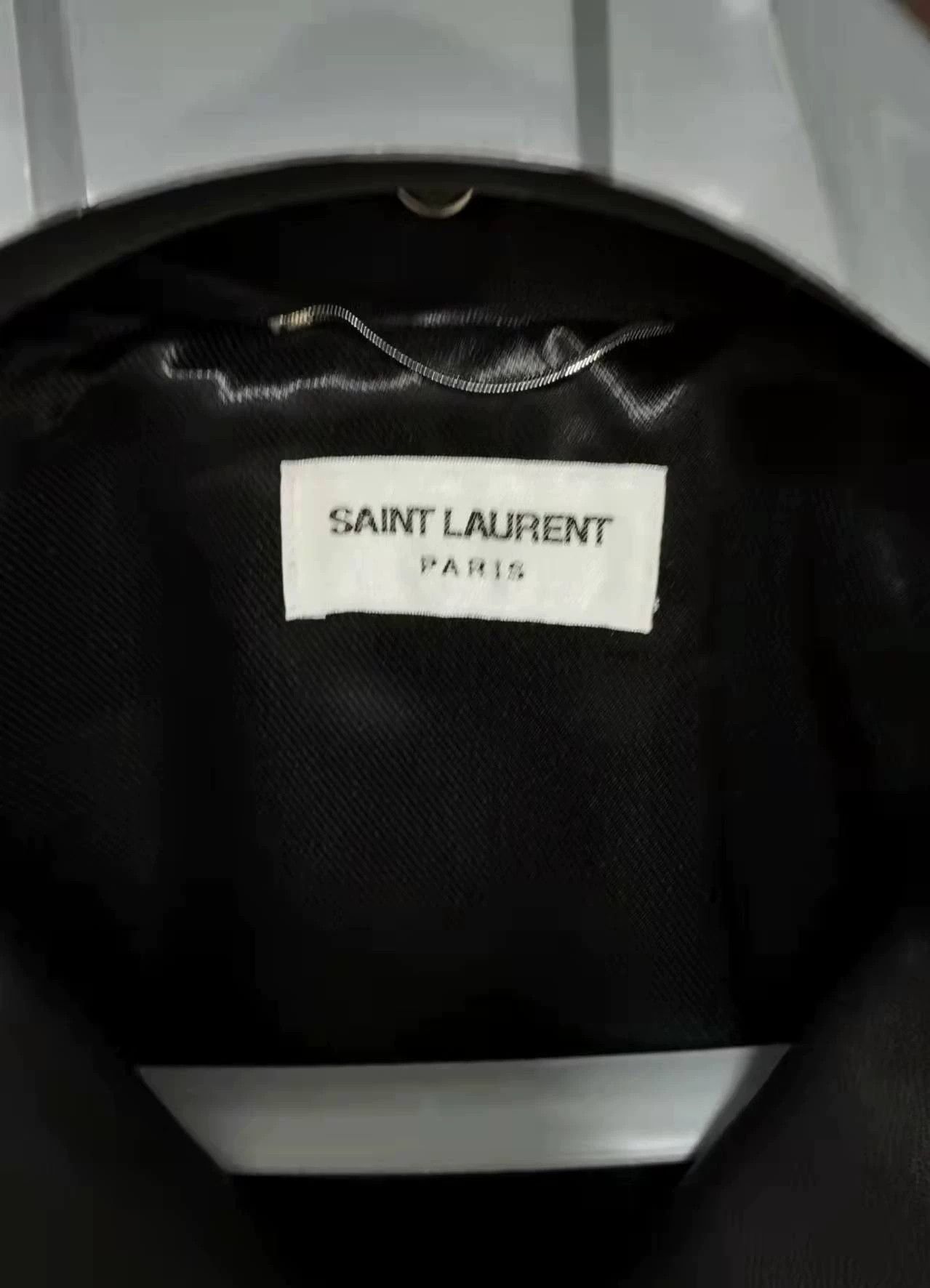 Saint Laurent Paris Saint Laurent Paris Motorcycle leather jacket Size US S / EU 44-46 / 1 - 5 Thumbnail