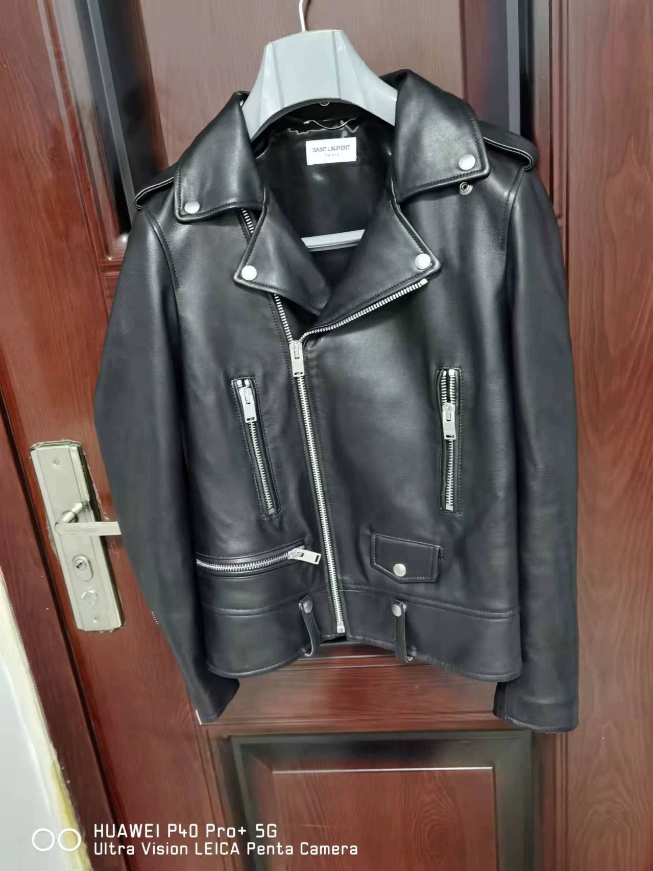 Saint Laurent Paris Saint Laurent Paris Motorcycle leather jacket Size US S / EU 44-46 / 1 - 7 Thumbnail