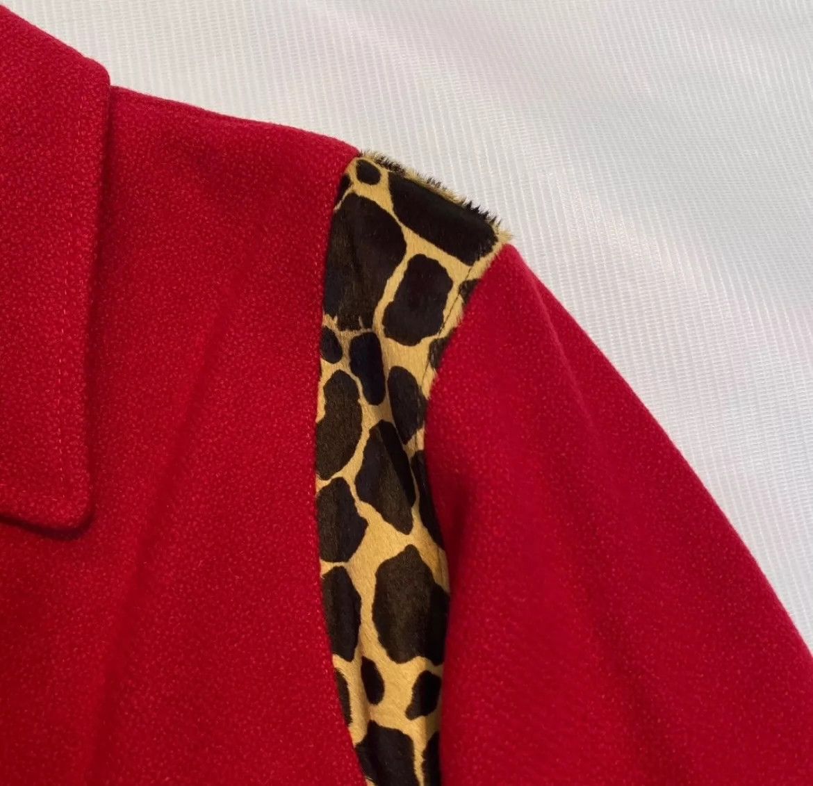 Saint Laurent Paris Saint Laurent Paris Red leopard print baseball jacket Size US S / EU 44-46 / 1 - 2 Thumbnail