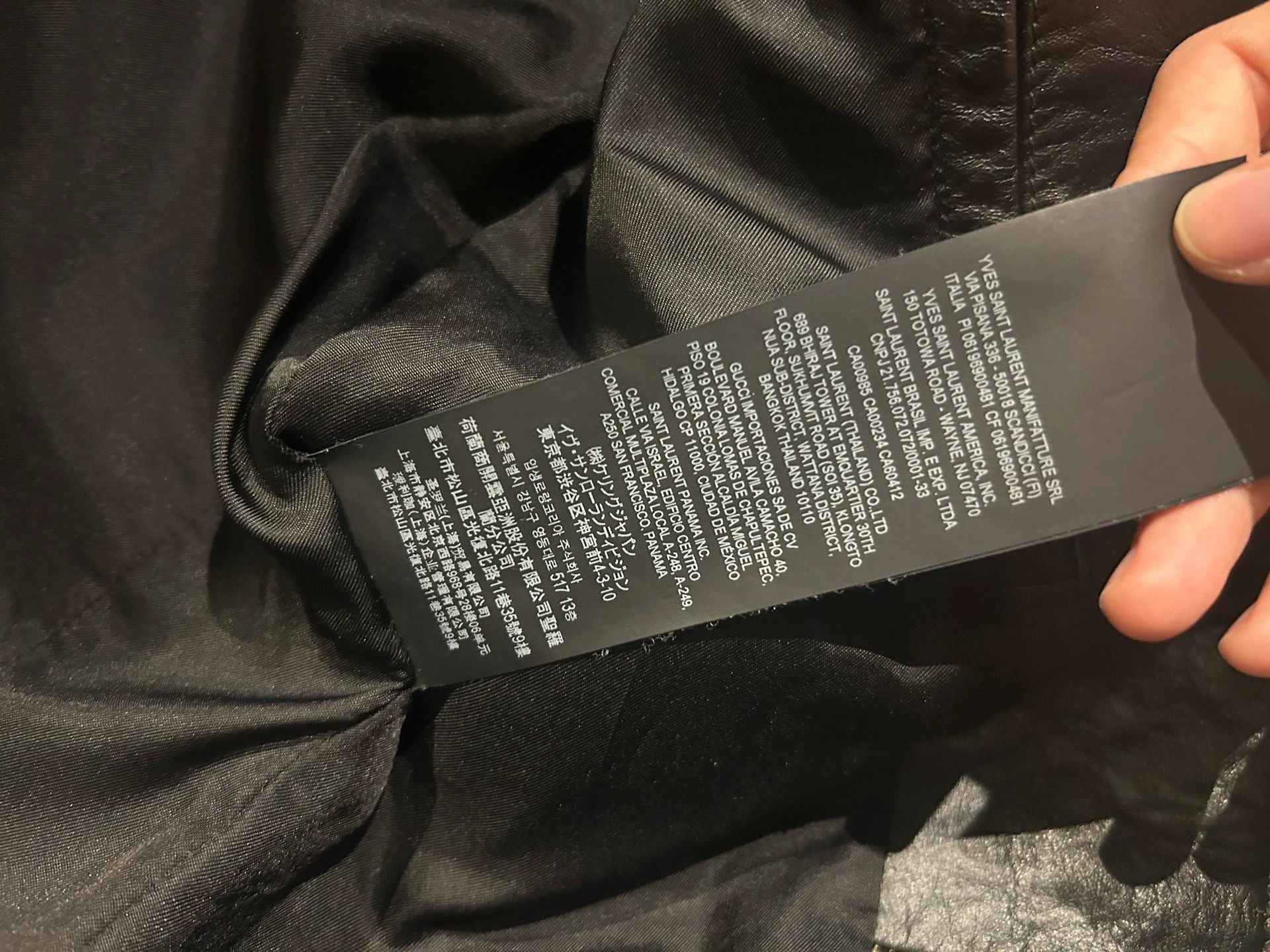 Saint Laurent Paris Saint Laurent Paris Brown leather coat Size US XXS / EU 40 - 5 Thumbnail