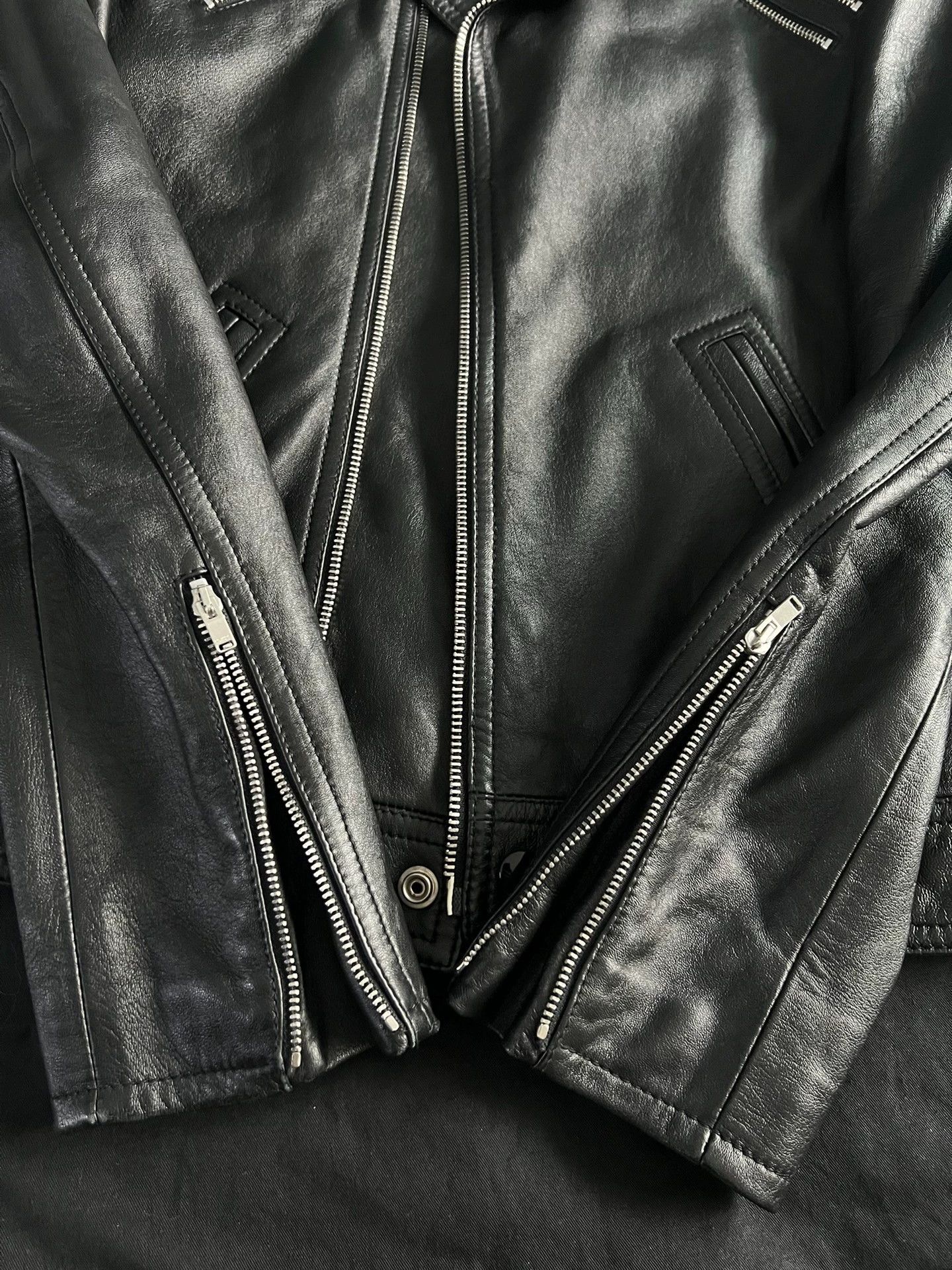 Saint Laurent Paris Saint Laurent Paris Motorcycle leather jacket Size US M / EU 48-50 / 2 - 4 Thumbnail
