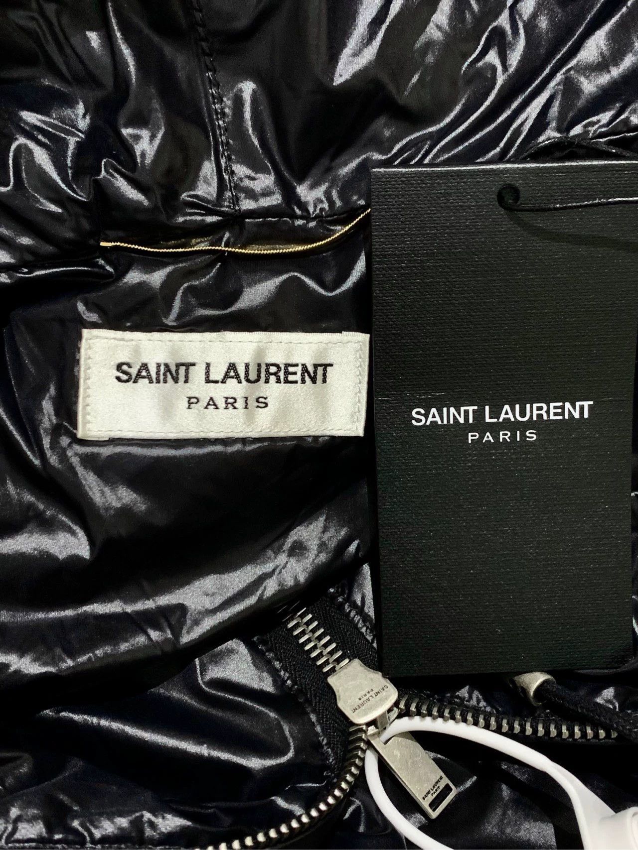 Saint Laurent Paris Saint Laurent Paris Logo hooded zipper jacket Size US XXS / EU 40 - 4 Thumbnail