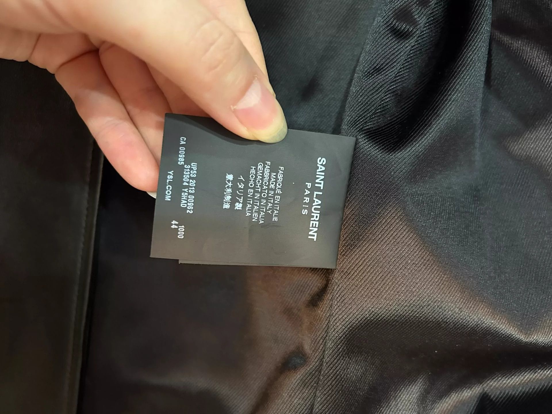 Saint Laurent Paris Saint Laurent Paris L01 leather jacket Size US S / EU 44-46 / 1 - 3 Thumbnail