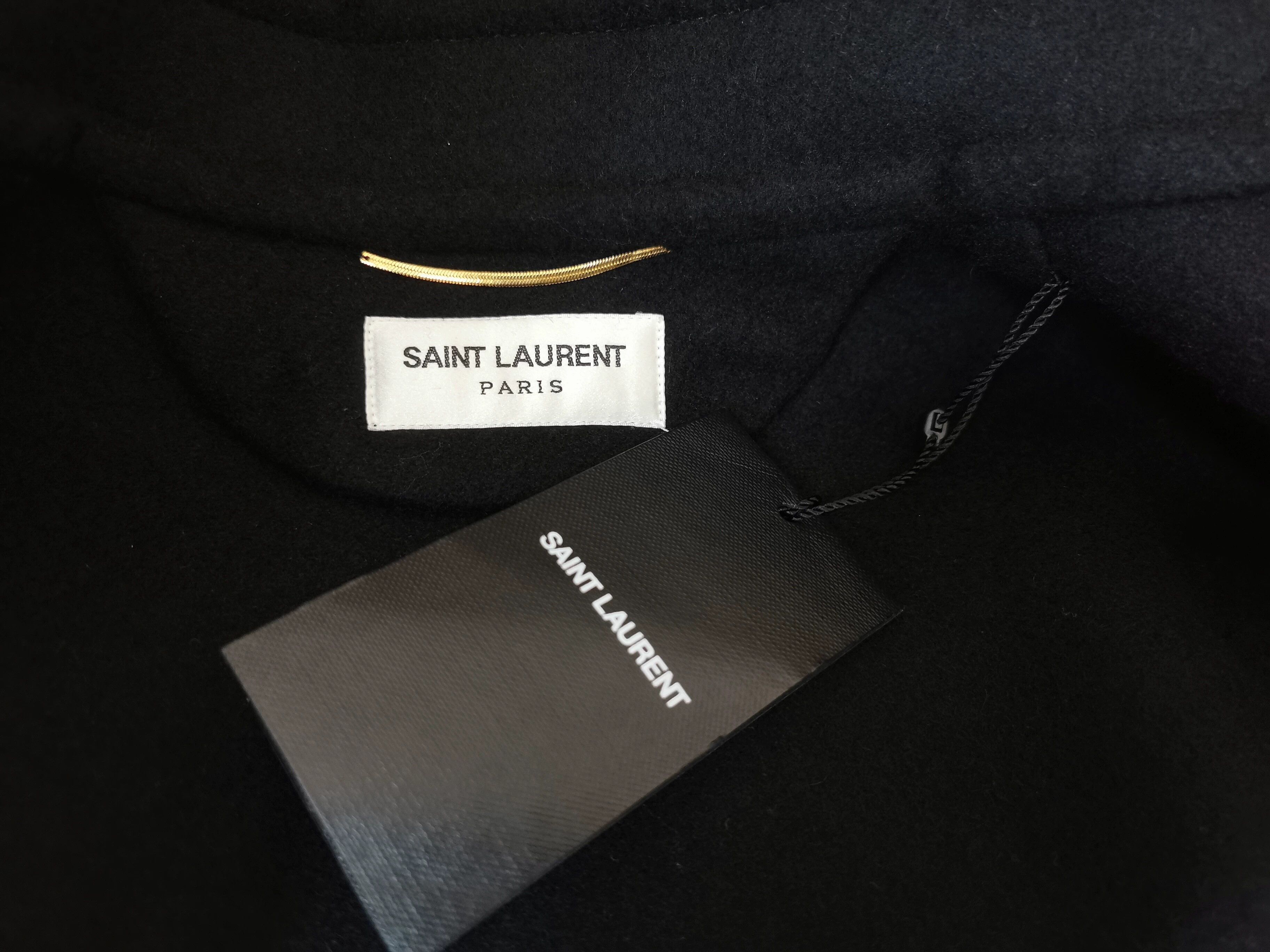 Saint Laurent Paris Saint Laurent Paris black cloak Size US XXS / EU 40 - 3 Thumbnail