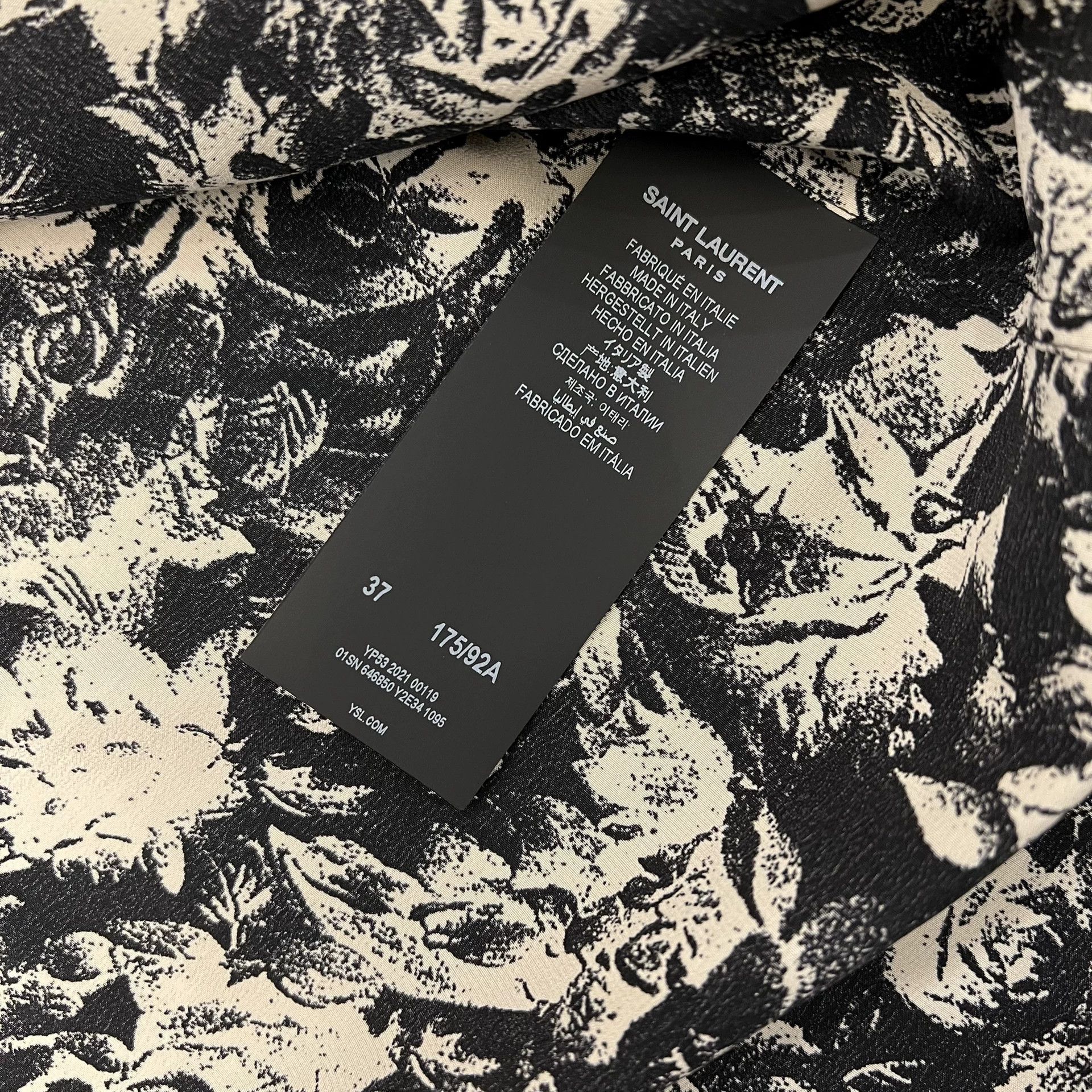 Saint Laurent Paris Saint Laurent Paris French Rose Mulberry Silk Shirt Size US XS / EU 42 / 0 - 3 Thumbnail