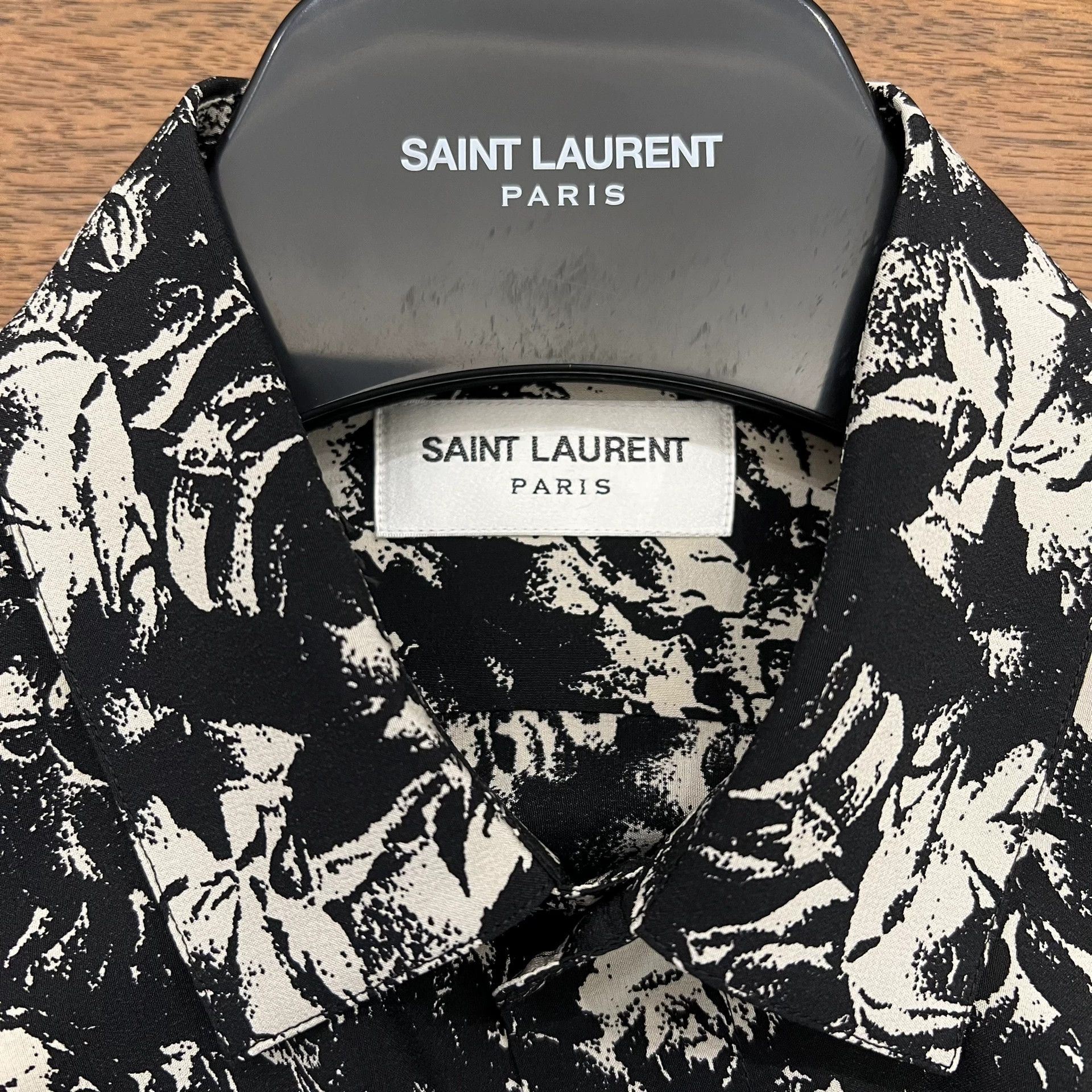 Saint Laurent Paris Saint Laurent Paris French Rose Mulberry Silk Shirt Size US XS / EU 42 / 0 - 2 Thumbnail