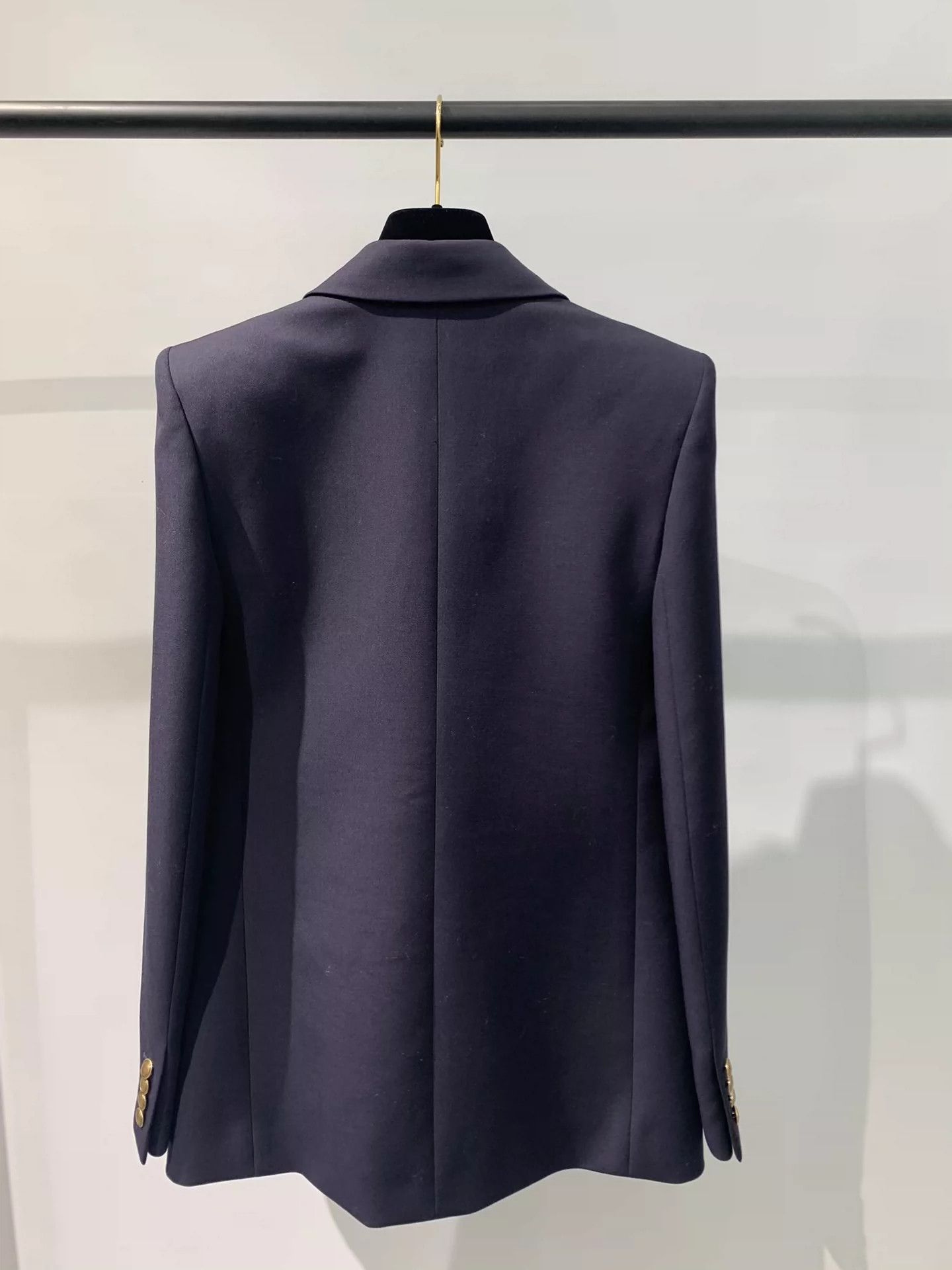 Saint Laurent Paris Saint Laurent Paris Navy blue early spring suit jacket Size US XS / EU 42 / 0 - 2 Thumbnail