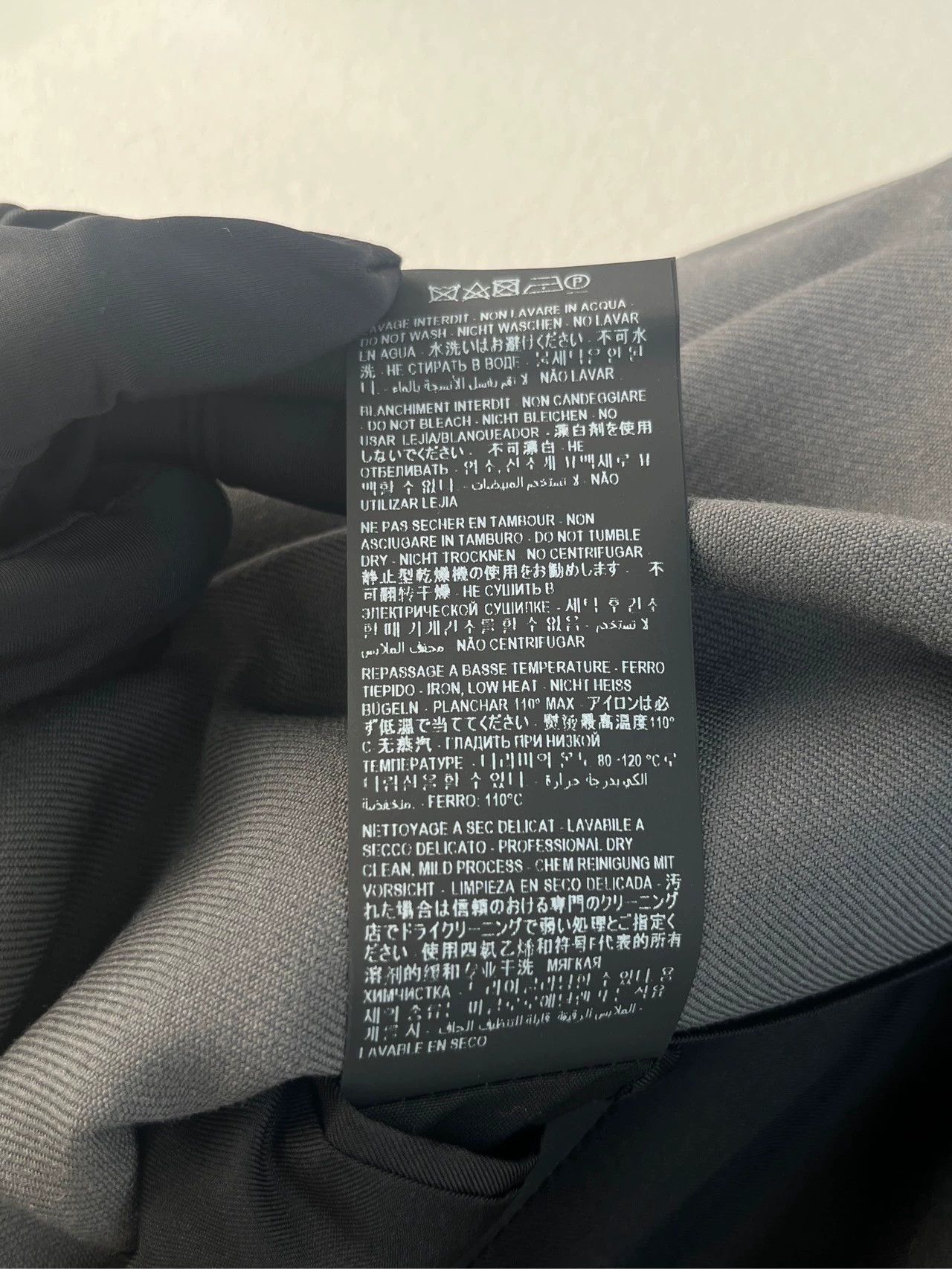 Saint Laurent Paris Saint Laurent Paris Graphite gray suit jacket Size US S / EU 44-46 / 1 - 7 Thumbnail