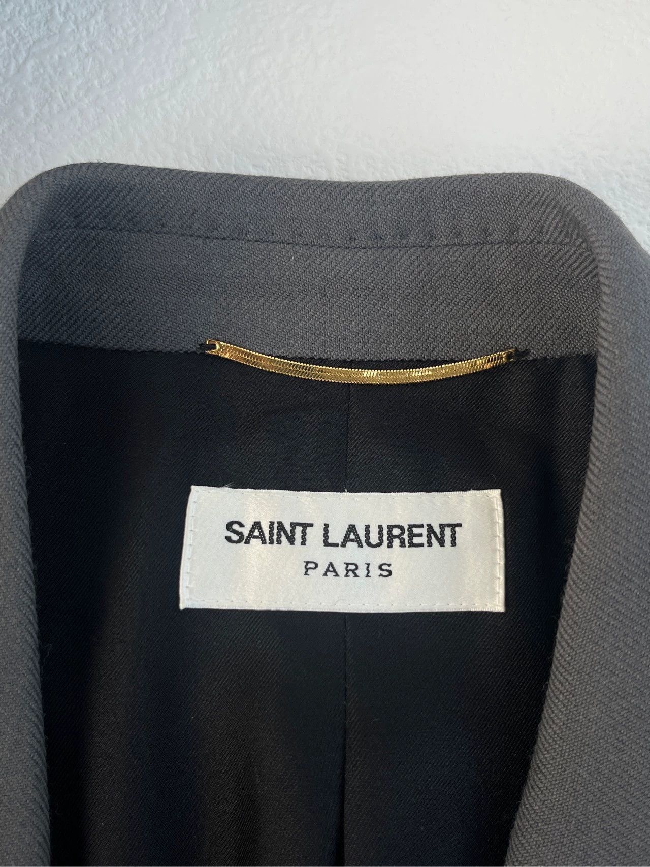 Saint Laurent Paris Saint Laurent Paris Graphite gray suit jacket Size US S / EU 44-46 / 1 - 4 Thumbnail
