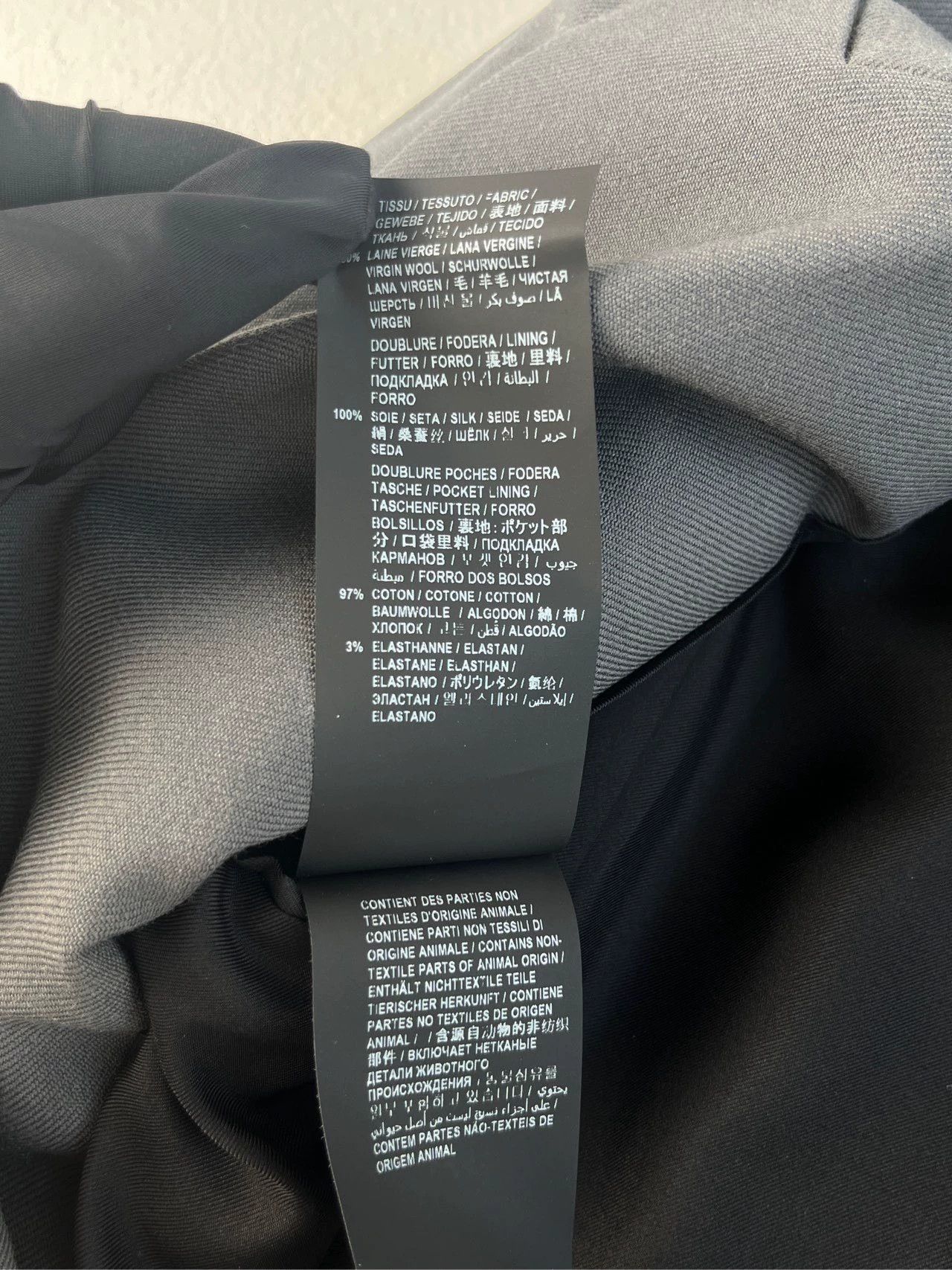 Saint Laurent Paris Saint Laurent Paris Graphite gray suit jacket Size US S / EU 44-46 / 1 - 6 Thumbnail