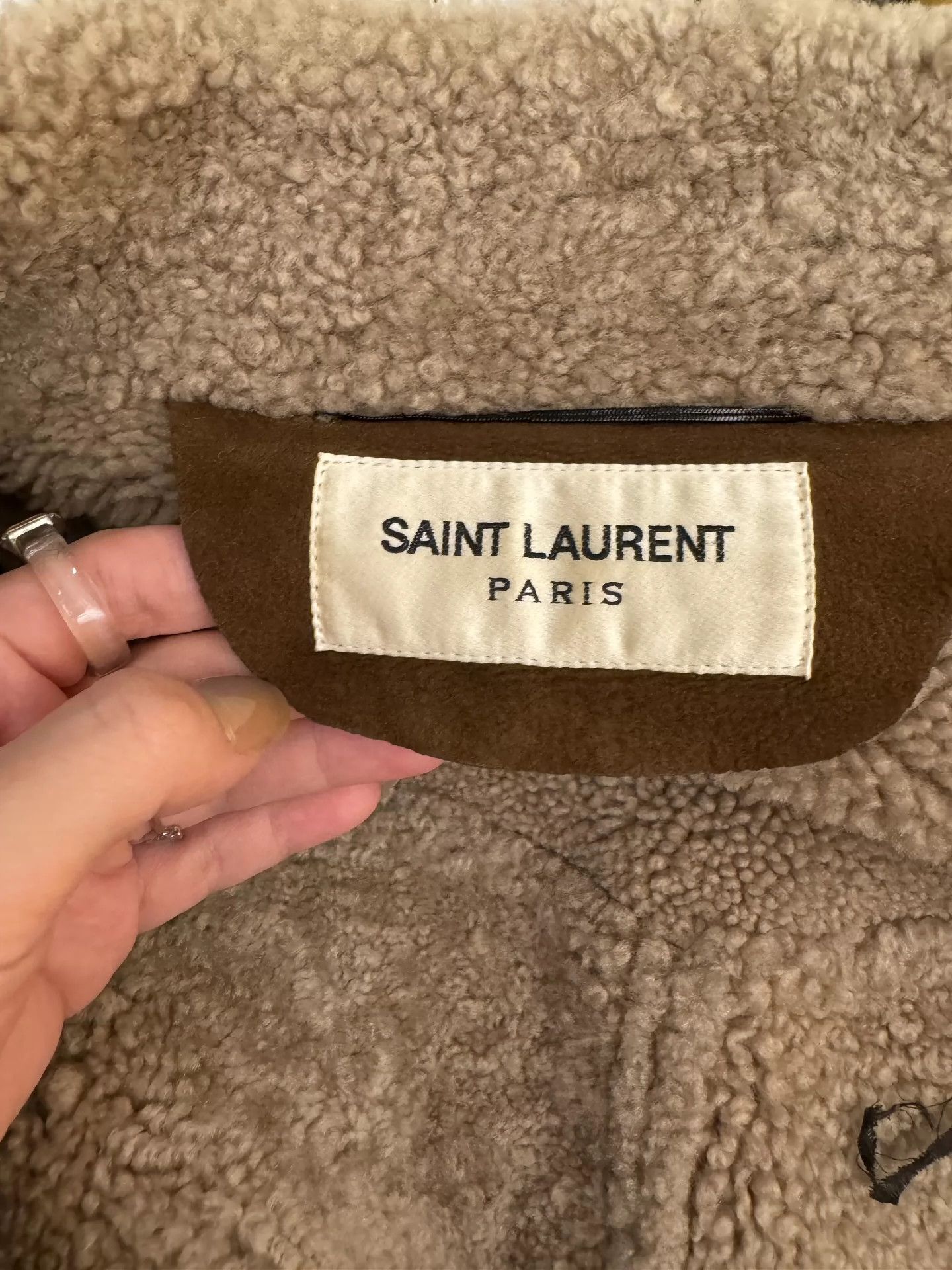 Saint Laurent Paris Saint Laurent Paris Suede lambskin jacket Size US S / EU 44-46 / 1 - 2 Thumbnail