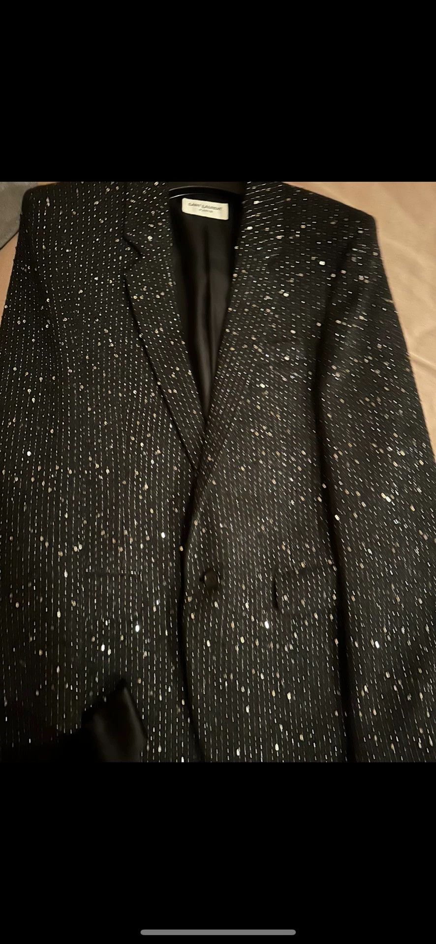 Saint Laurent Paris Saint Laurent Paris Starry Sky Bead Single Button Suit Jacket Size US S / EU 44-46 / 1 - 5 Thumbnail