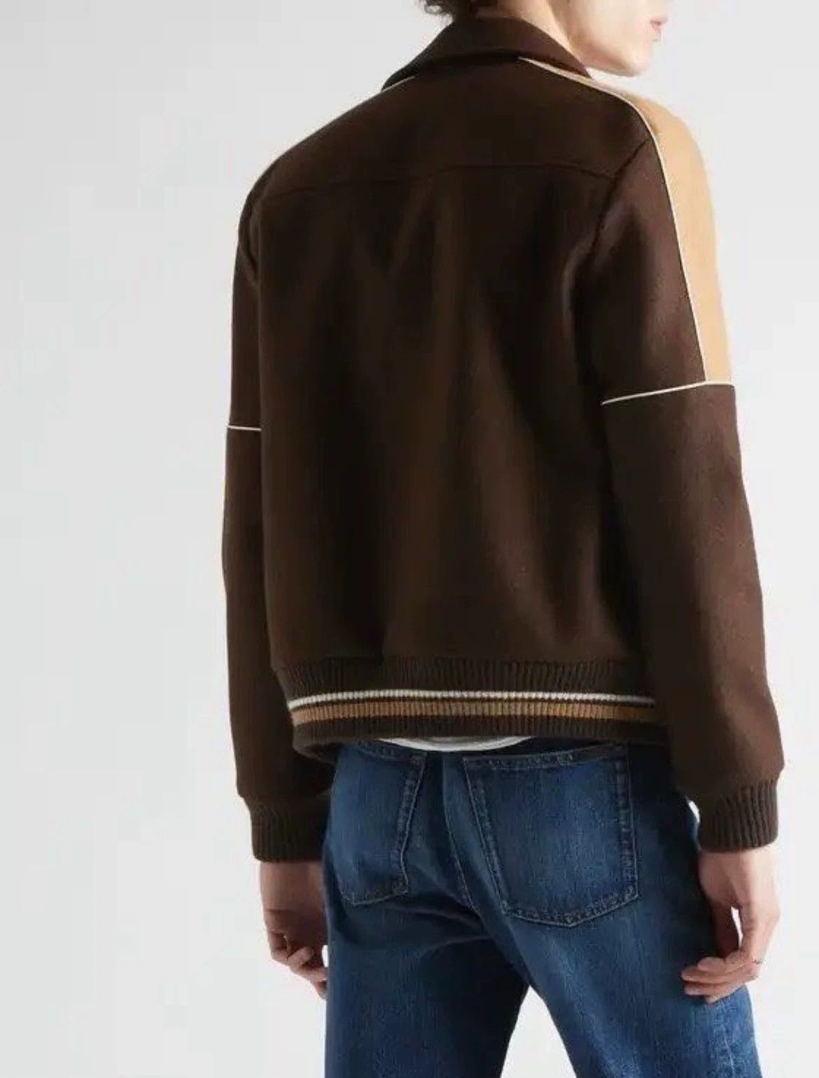 Saint Laurent Paris Saint Laurent Paris FW21 brown woolen baseball jacket Size US M / EU 48-50 / 2 - 4 Thumbnail