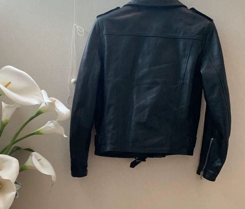 Saint Laurent Paris Saint Laurent Paris Fur patchwork leather jacket Size US M / EU 48-50 / 2 - 4 Thumbnail