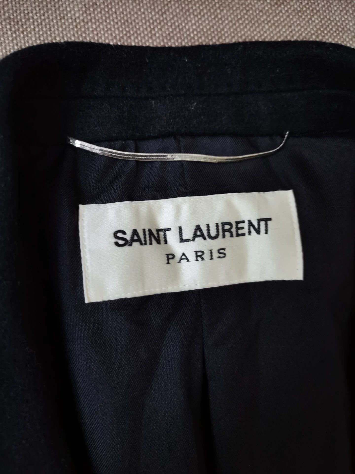 Saint Laurent Paris Saint Laurent Paris Showpiece patchwork leather collar coat Size US L / EU 52-54 / 3 - 5 Thumbnail
