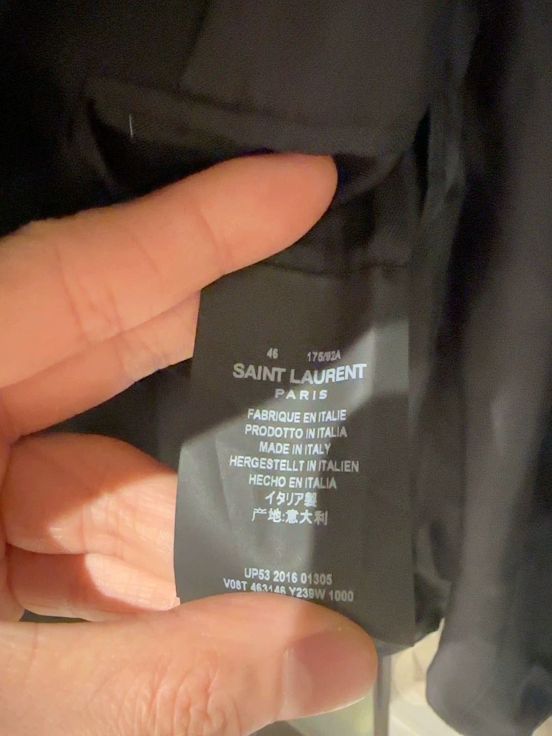 Saint Laurent Paris Saint Laurent Paris Double row copper buckle suit jacket Size US M / EU 48-50 / 2 - 3 Thumbnail