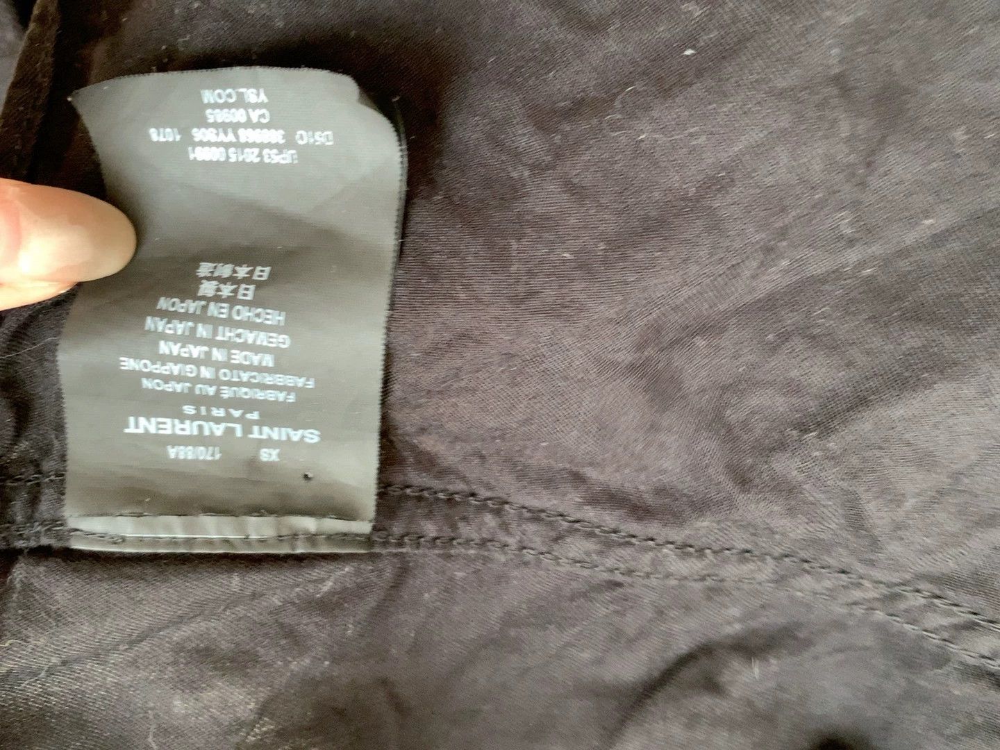 Saint Laurent Paris Saint Laurent Paris Classic black shirt Size US XS / EU 42 / 0 - 3 Thumbnail