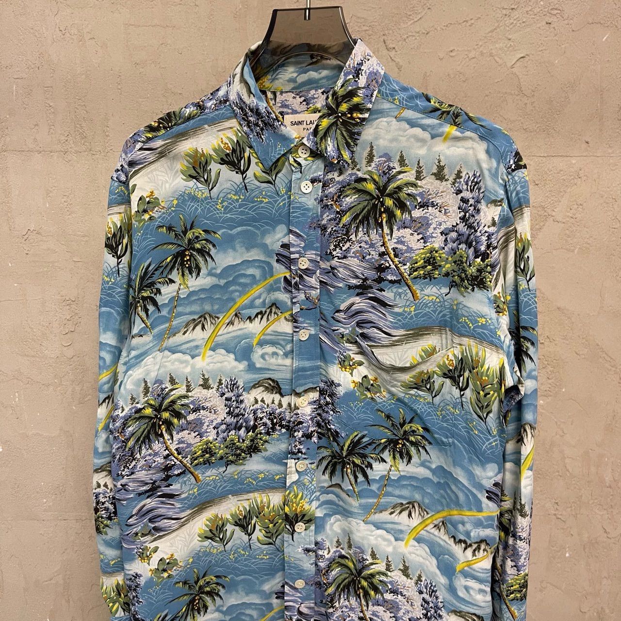 Saint Laurent Paris Saint Laurent Paris Coconut Tree Wave Shirt Size US XS / EU 42 / 0 - 2 Thumbnail