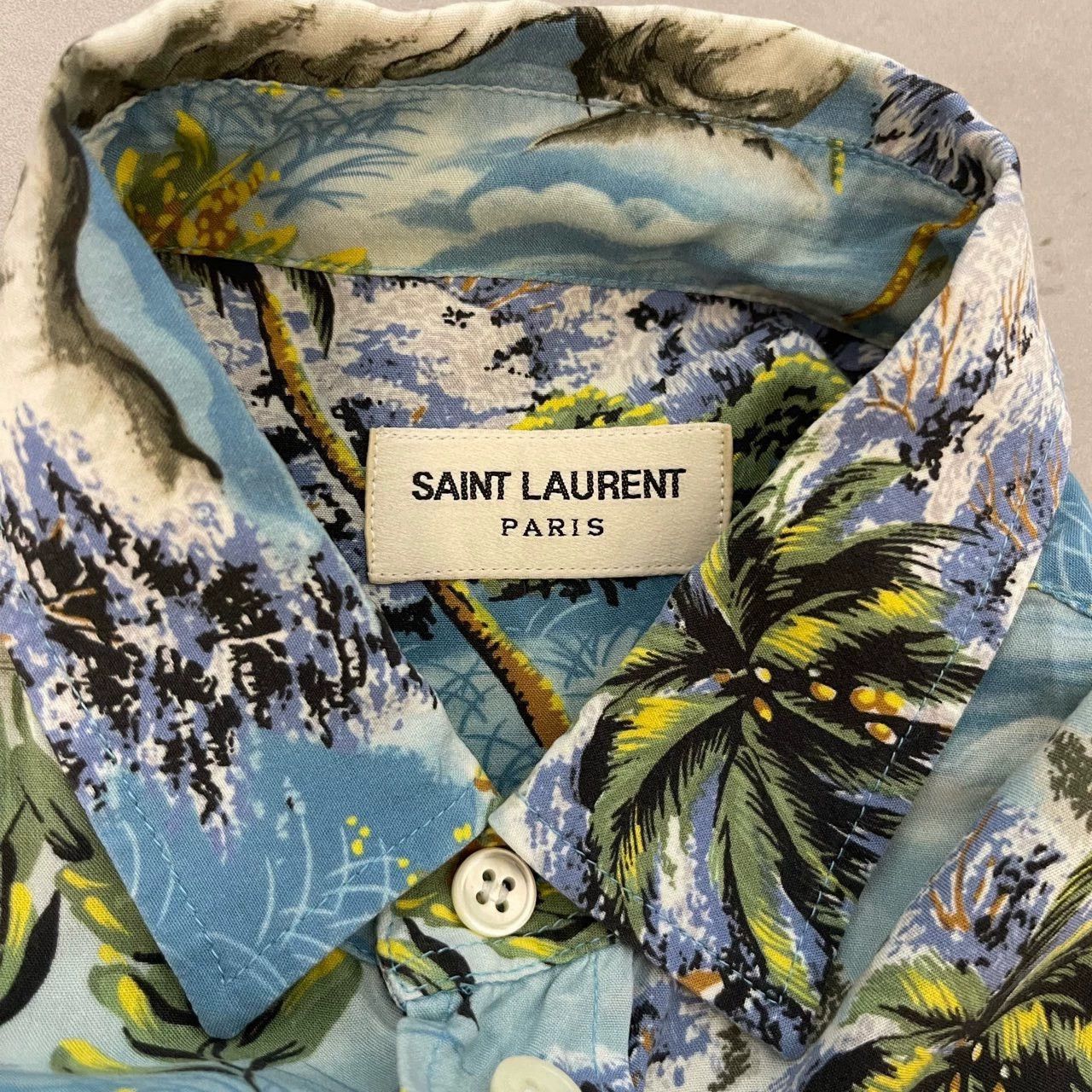 Saint Laurent Paris Saint Laurent Paris Coconut Tree Wave Shirt Size US XS / EU 42 / 0 - 5 Thumbnail