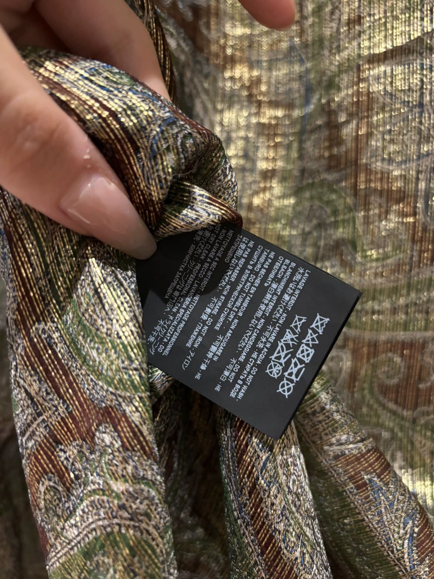 Saint Laurent Paris Saint Laurent Paris Classic patterned shirt Size US S / EU 44-46 / 1 - 5 Thumbnail