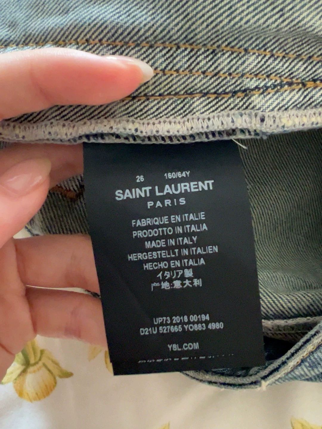 Saint Laurent Paris Saint Laurent Paris Blue denim shorts Size US 26 / EU 42 - 4 Thumbnail