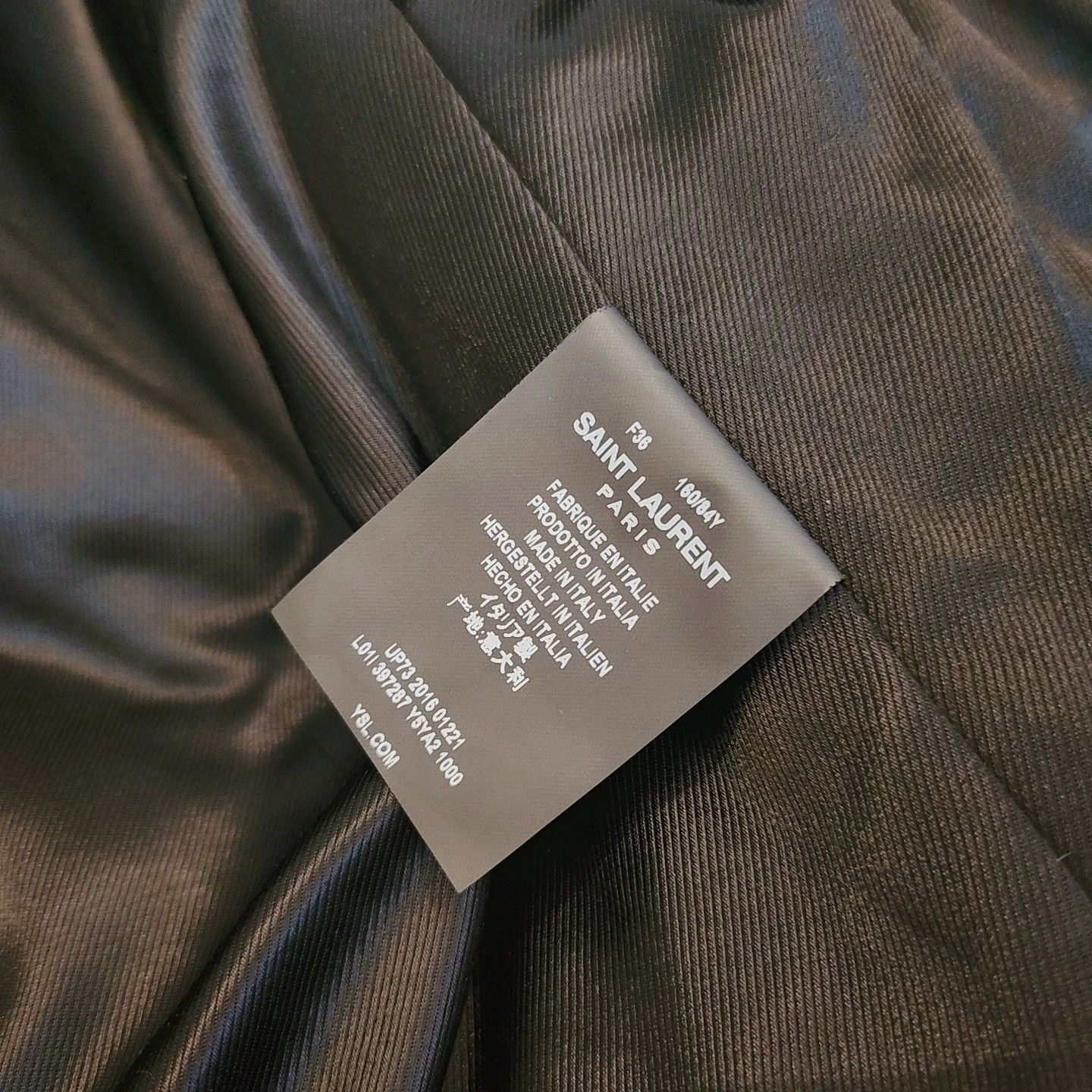 Saint Laurent Paris Saint Laurent Paris Classic leather jacket Size US XS / EU 42 / 0 - 7 Thumbnail