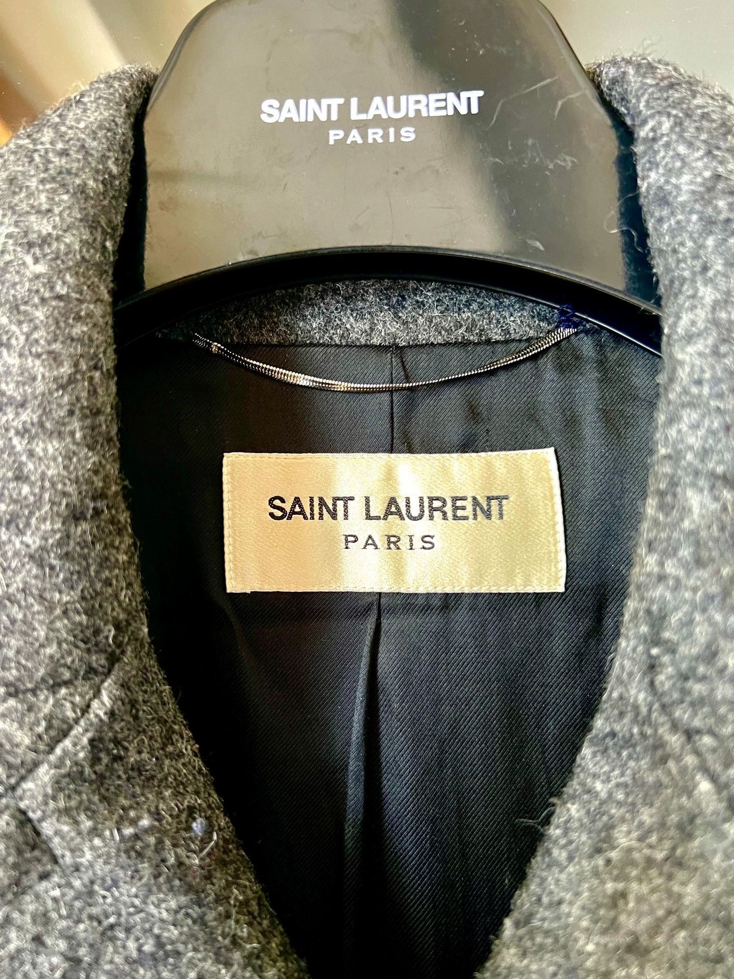 Saint Laurent Paris Saint Laurent Paris Navy coat Size US M / EU 48-50 / 2 - 3 Thumbnail