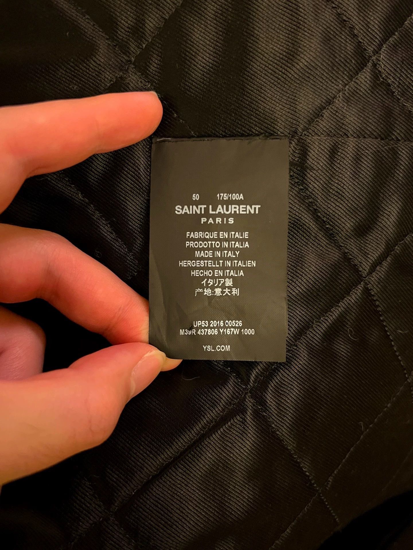 Saint Laurent Paris Saint Laurent Paris Collar coat Size US L / EU 52-54 / 3 - 5 Thumbnail