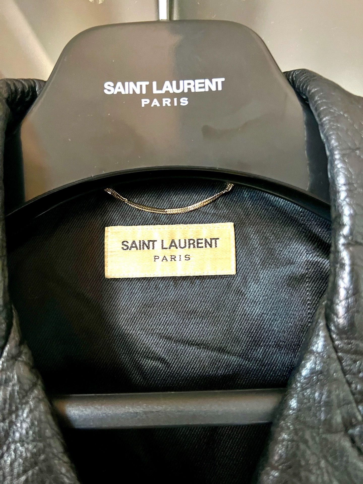 Saint Laurent Paris Saint Laurent Paris Blood Tooth Skin Coat Size US S / EU 44-46 / 1 - 3 Thumbnail