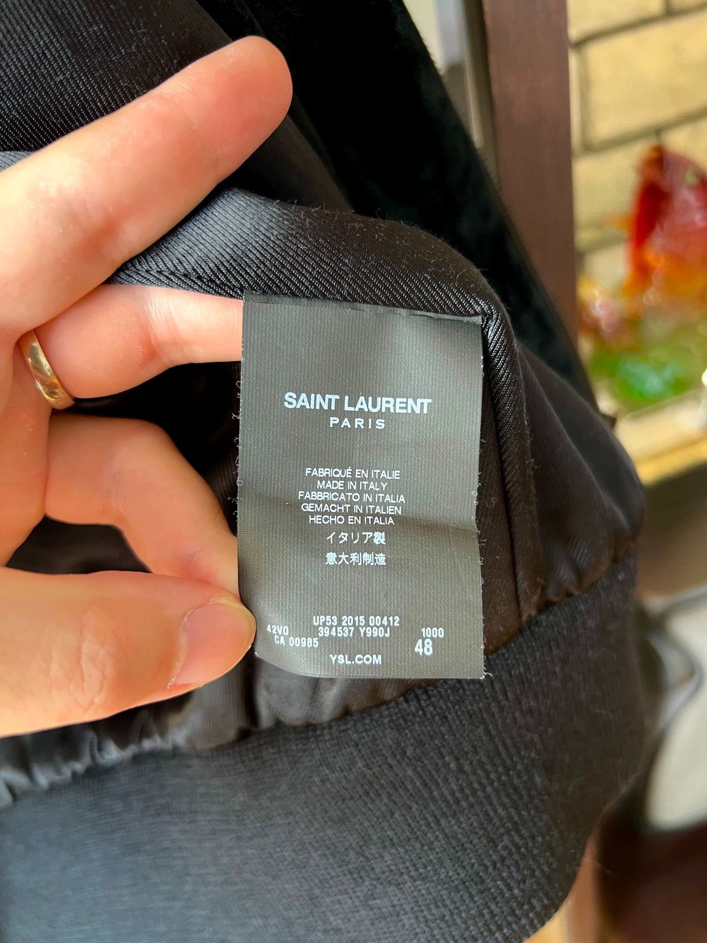 Saint Laurent Paris Saint Laurent Paris Velvet jacket Size US M / EU 48-50 / 2 - 4 Thumbnail