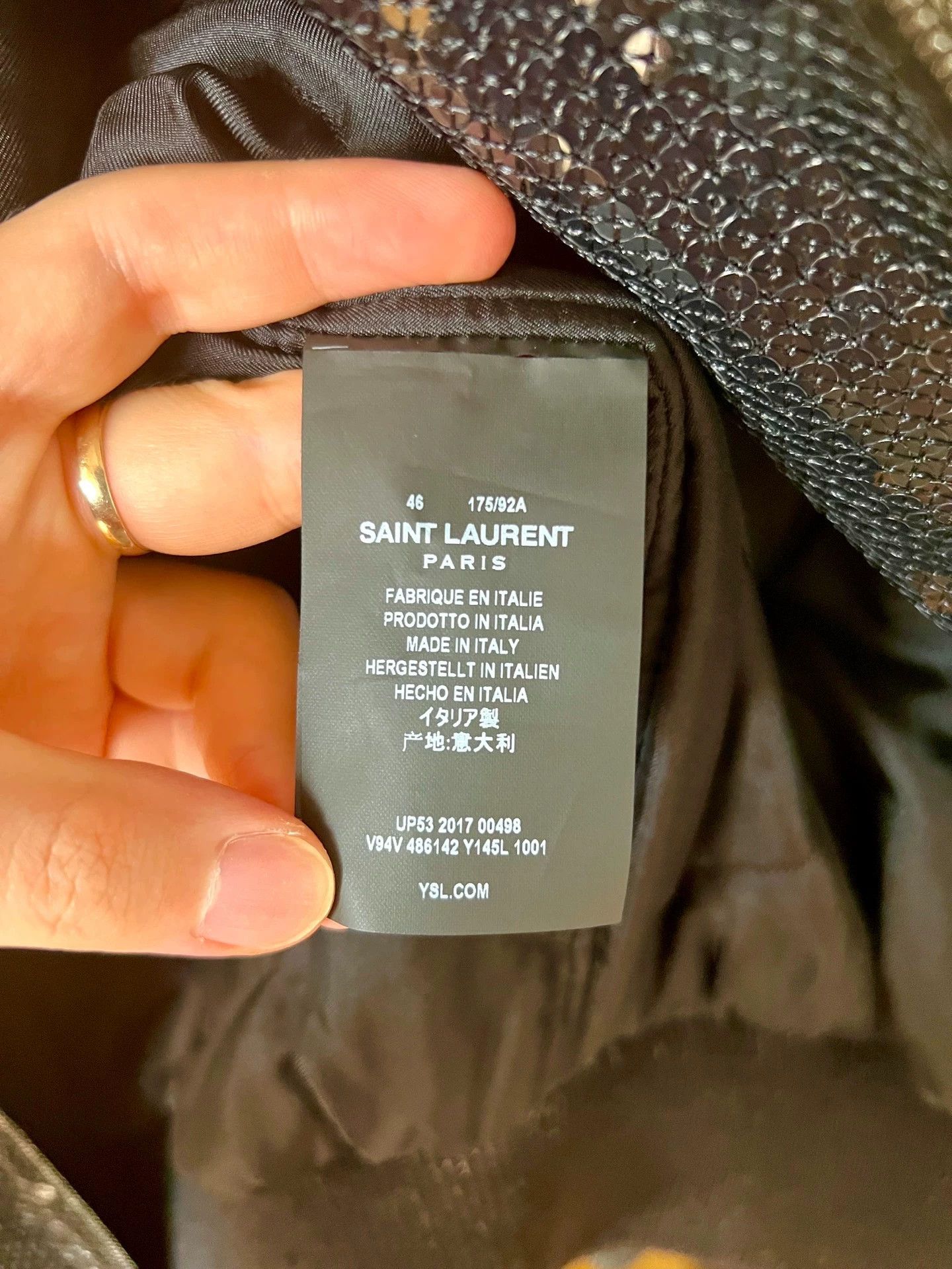 Saint Laurent Paris Saint Laurent Paris Baseball jacket Size US M / EU 48-50 / 2 - 5 Thumbnail
