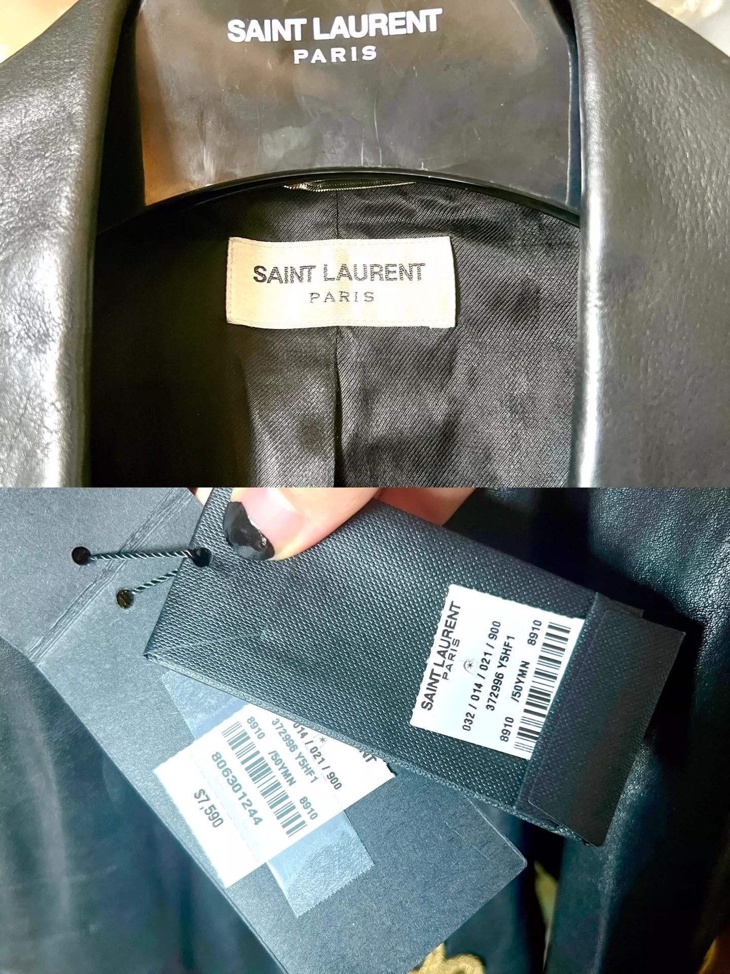 Saint Laurent Paris Saint Laurent Paris Palace leather jacket Size US L / EU 52-54 / 3 - 4 Thumbnail