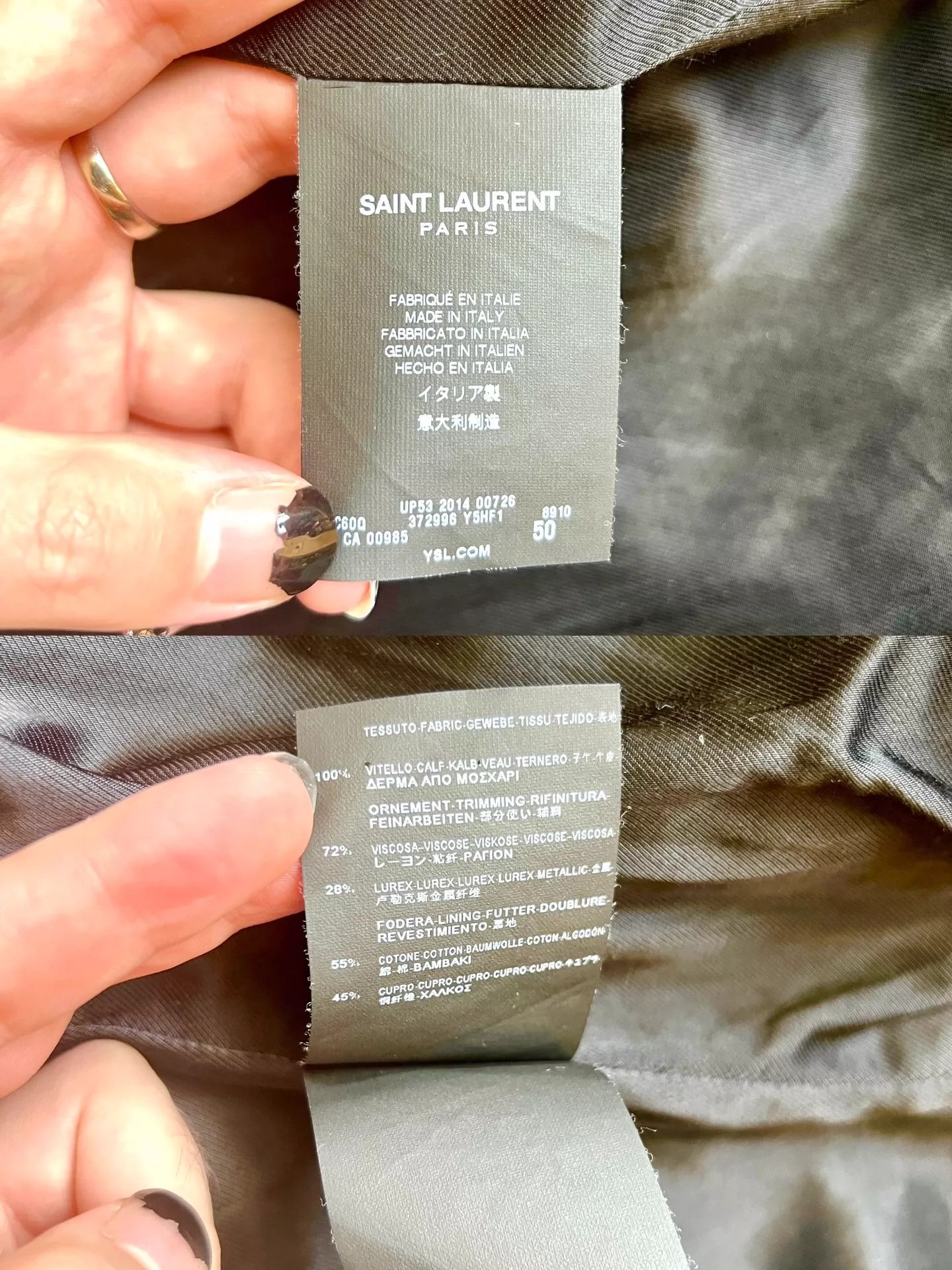 Saint Laurent Paris Saint Laurent Paris Palace leather jacket Size US L / EU 52-54 / 3 - 5 Thumbnail
