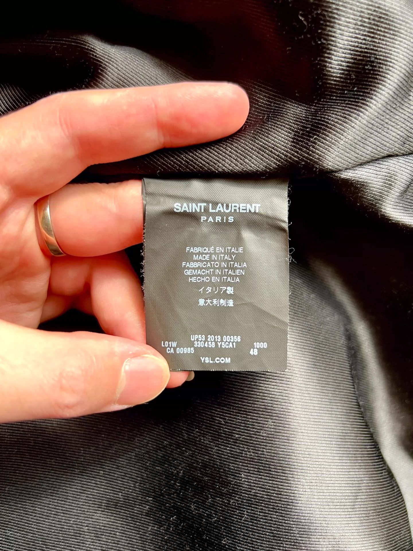 Saint Laurent Paris Saint Laurent Paris Lamb skin jacket Size US L / EU 52-54 / 3 - 5 Thumbnail