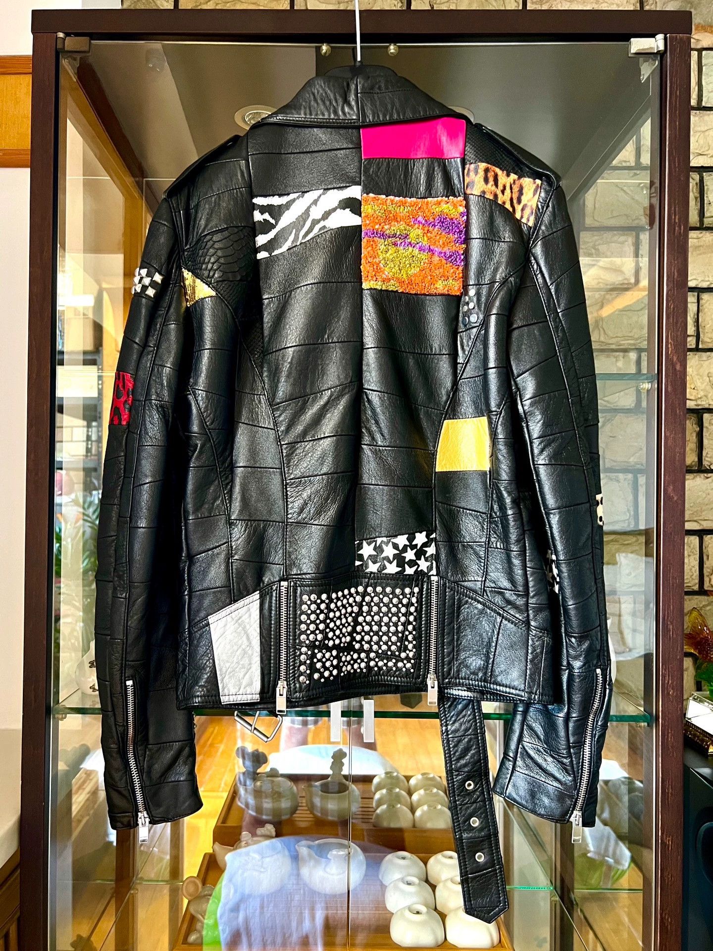 Saint Laurent Paris Saint Laurent Paris Multi element leather jacket Size US S / EU 44-46 / 1 - 4 Thumbnail