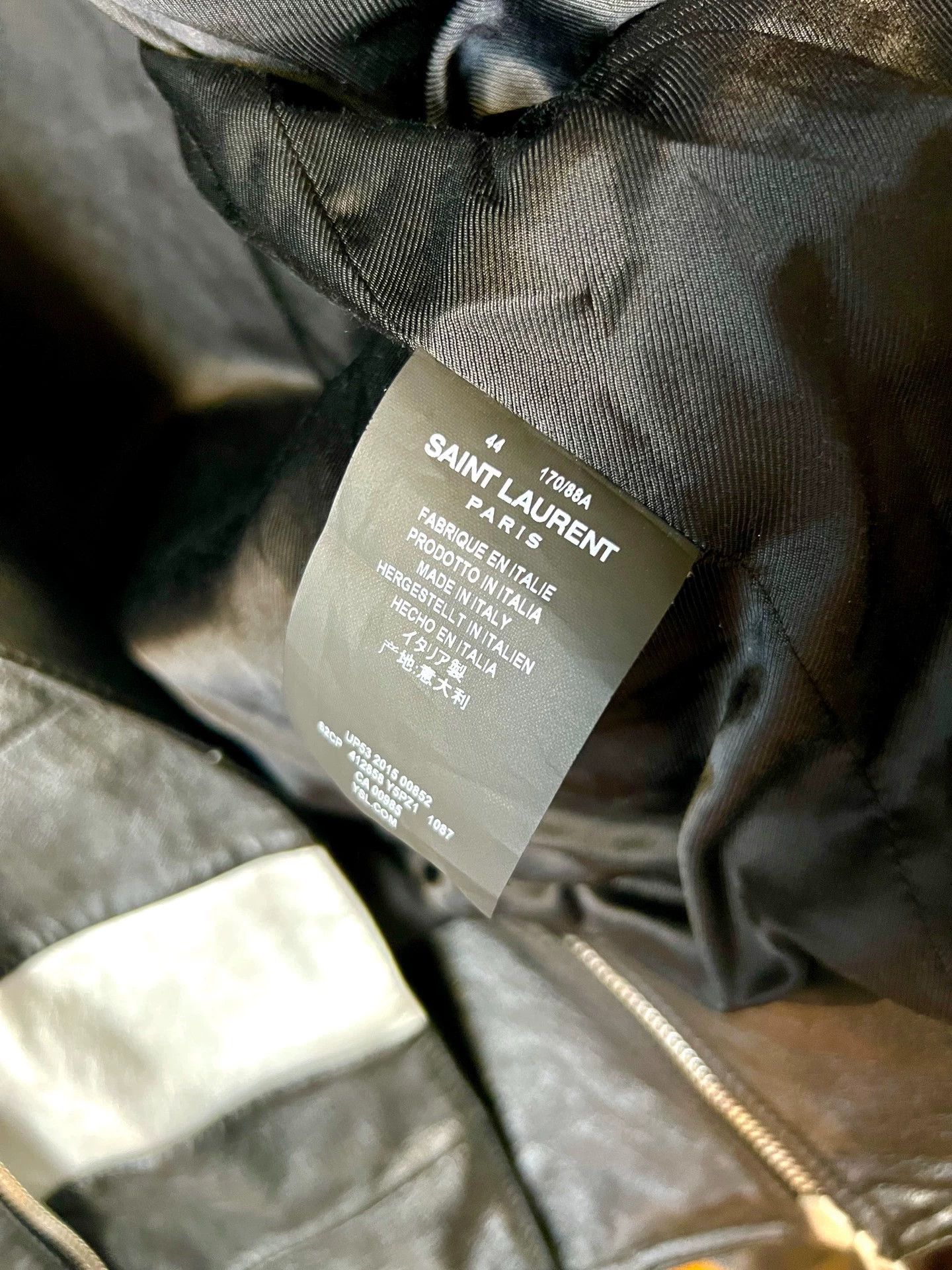 Saint Laurent Paris Saint Laurent Paris Multi element leather jacket Size US S / EU 44-46 / 1 - 6 Thumbnail