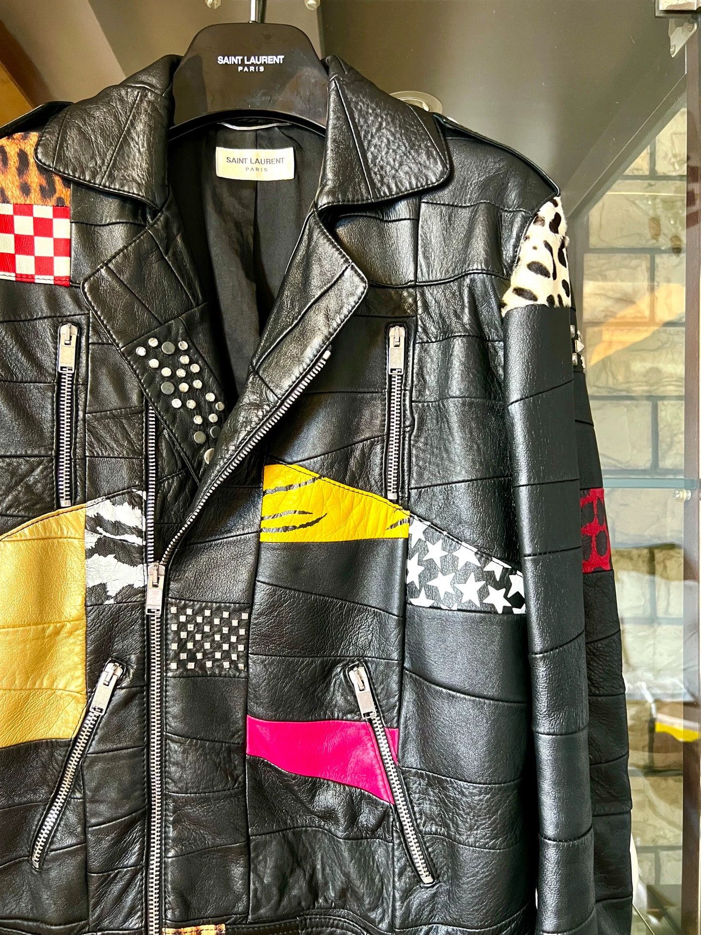 Saint Laurent Paris Saint Laurent Paris Multi element leather jacket Size US S / EU 44-46 / 1 - 3 Thumbnail