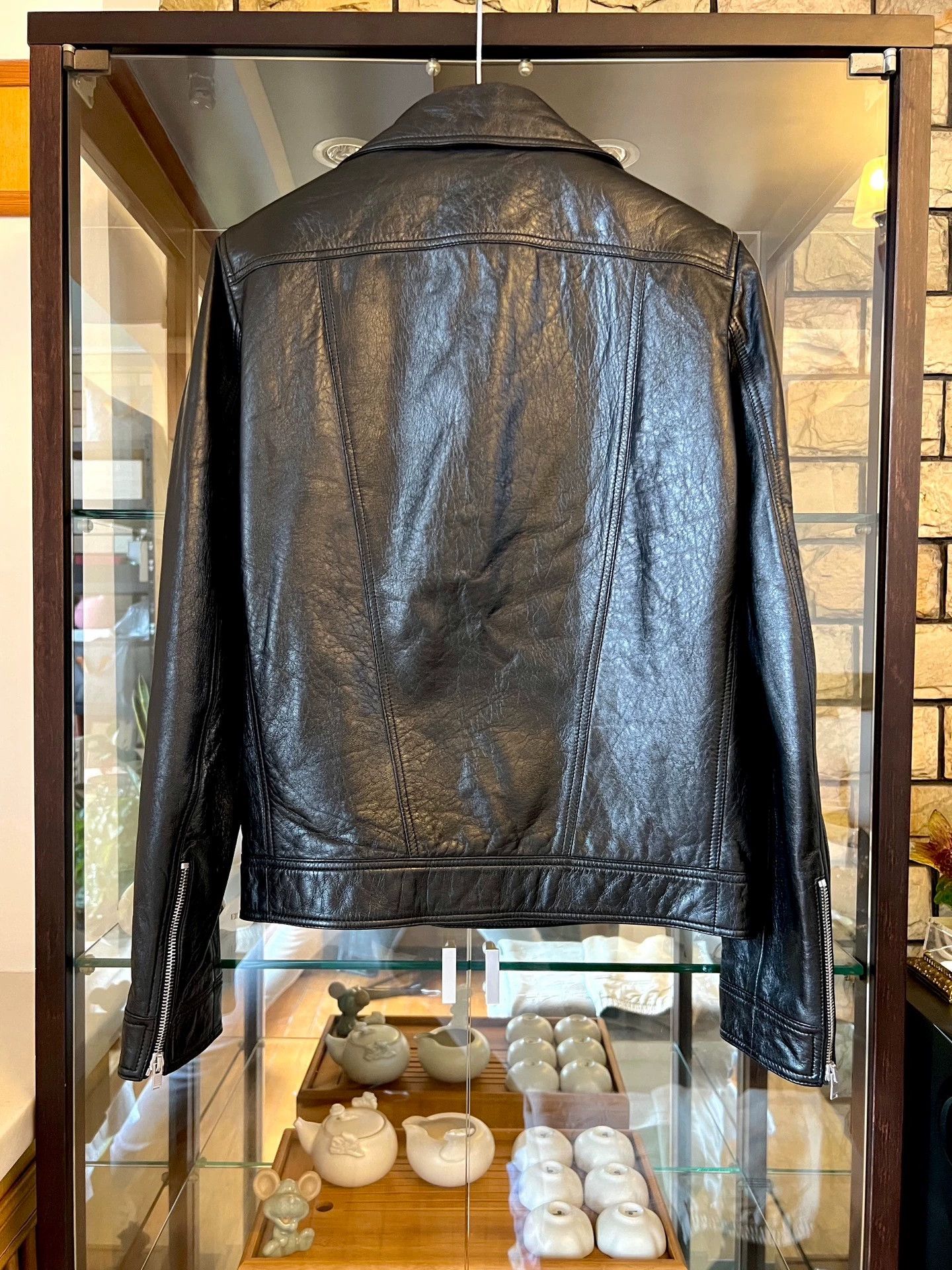 Saint Laurent Paris Saint Laurent Paris Badge leather jacket Size US S / EU 44-46 / 1 - 4 Thumbnail