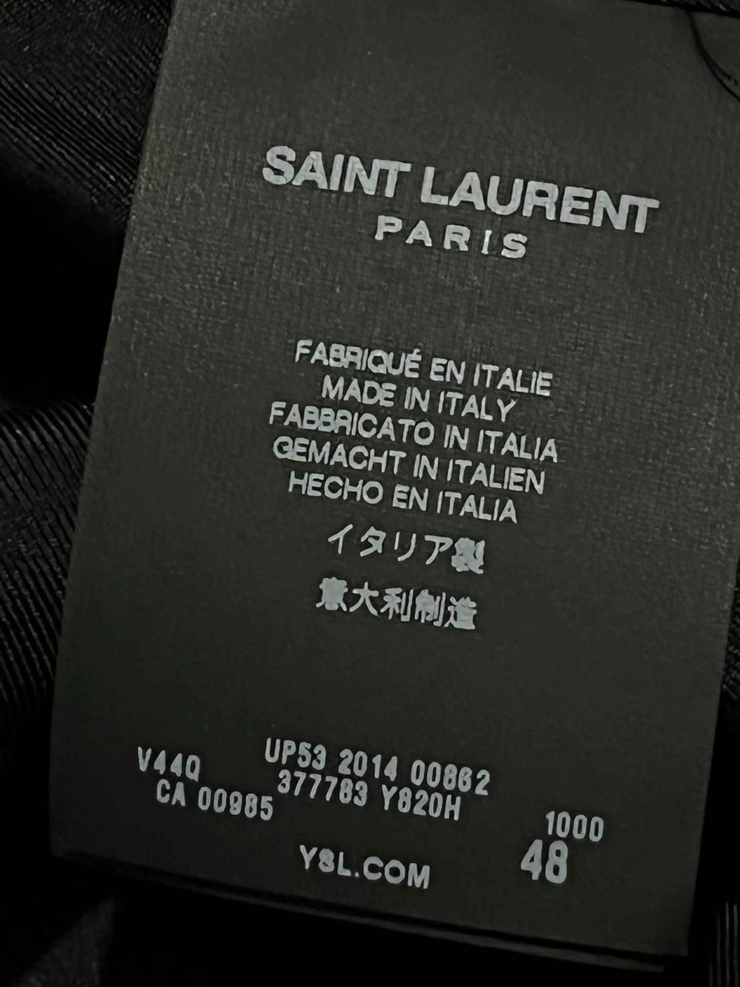 Saint Laurent Paris Saint Laurent Paris jacket Size US M / EU 48-50 / 2 - 5 Thumbnail