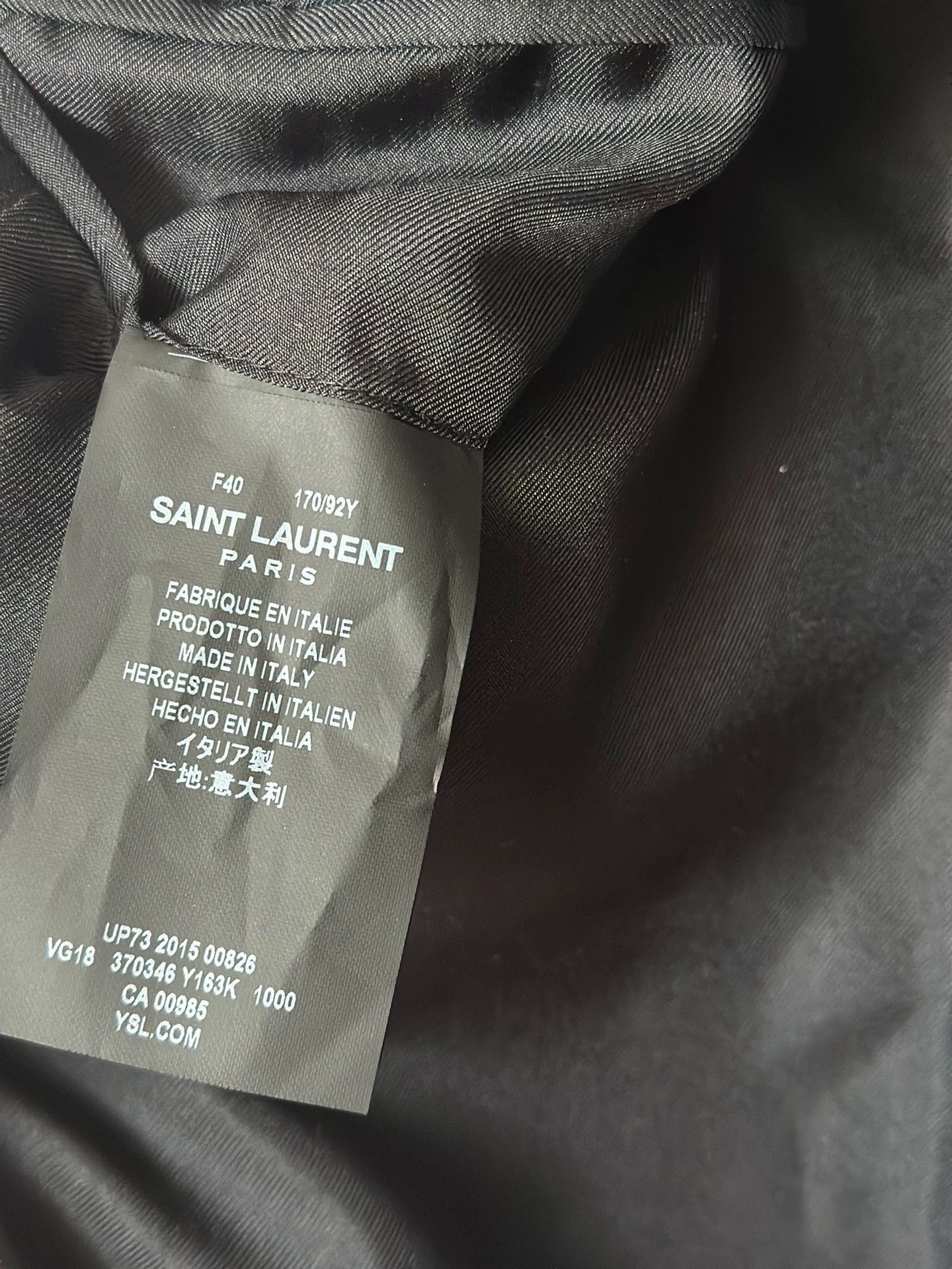 Saint Laurent Paris Saint Laurent Paris Jacquard suit Size US M / EU 48-50 / 2 - 6 Thumbnail