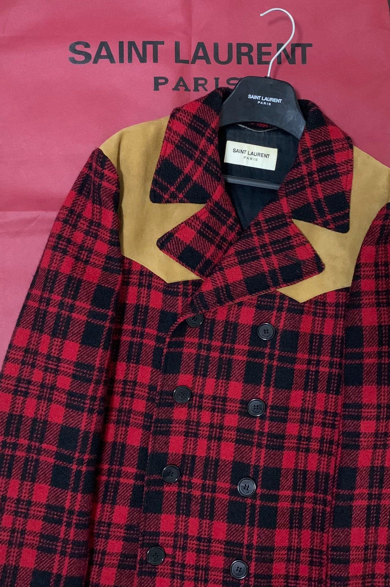 Saint Laurent Paris Saint Laurent Paris double-breasted coat Size US L / EU 52-54 / 3 - 5 Thumbnail