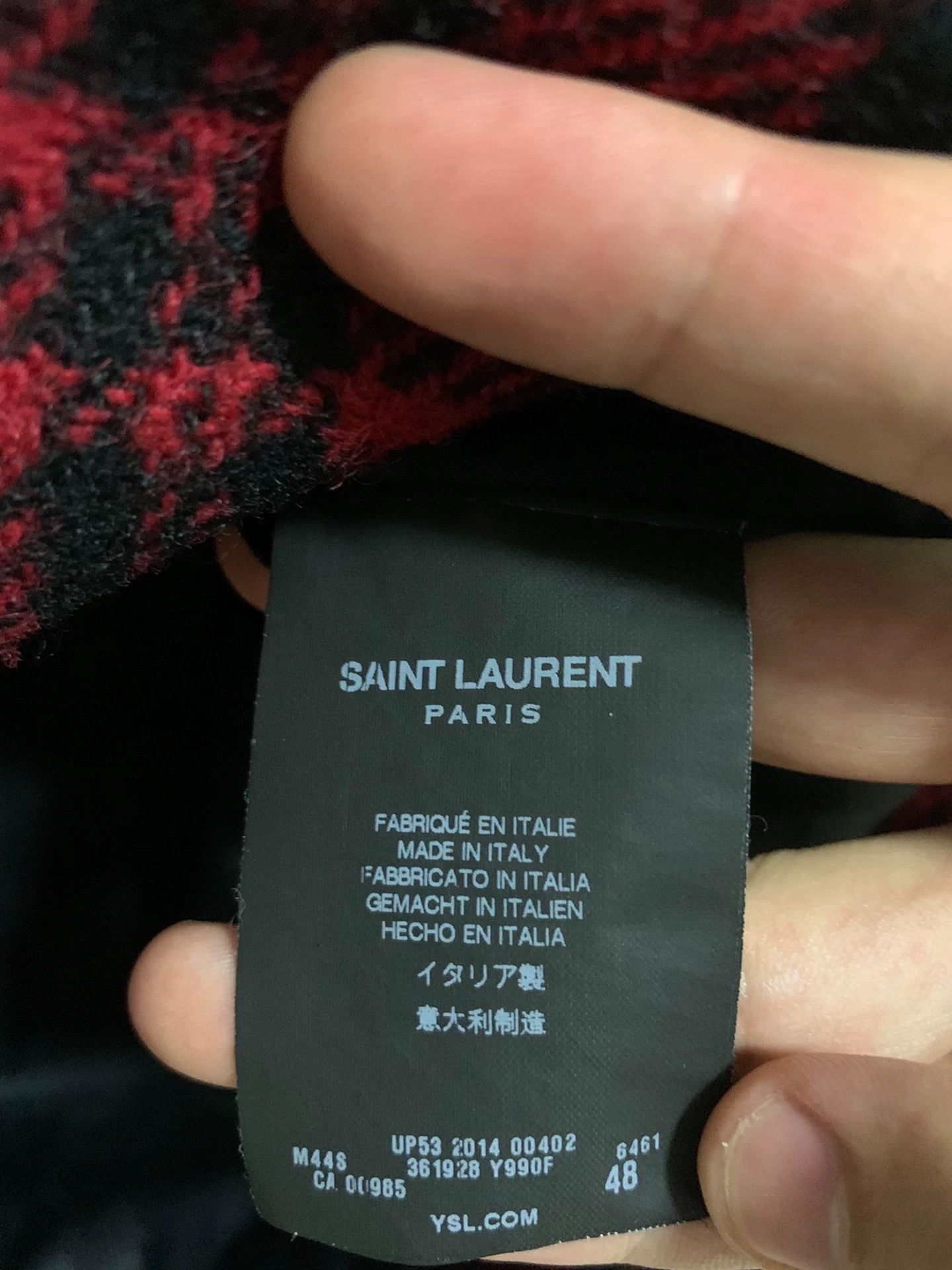 Saint Laurent Paris Saint Laurent Paris double-breasted coat Size US L / EU 52-54 / 3 - 4 Thumbnail