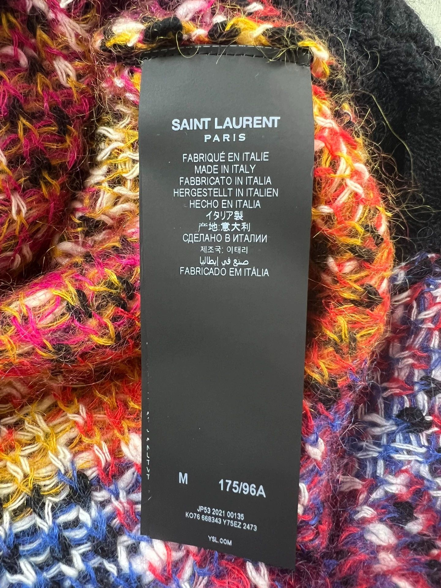 Saint Laurent Paris Saint Laurent Paris Lingge sweater Size US M / EU 48-50 / 2 - 4 Thumbnail