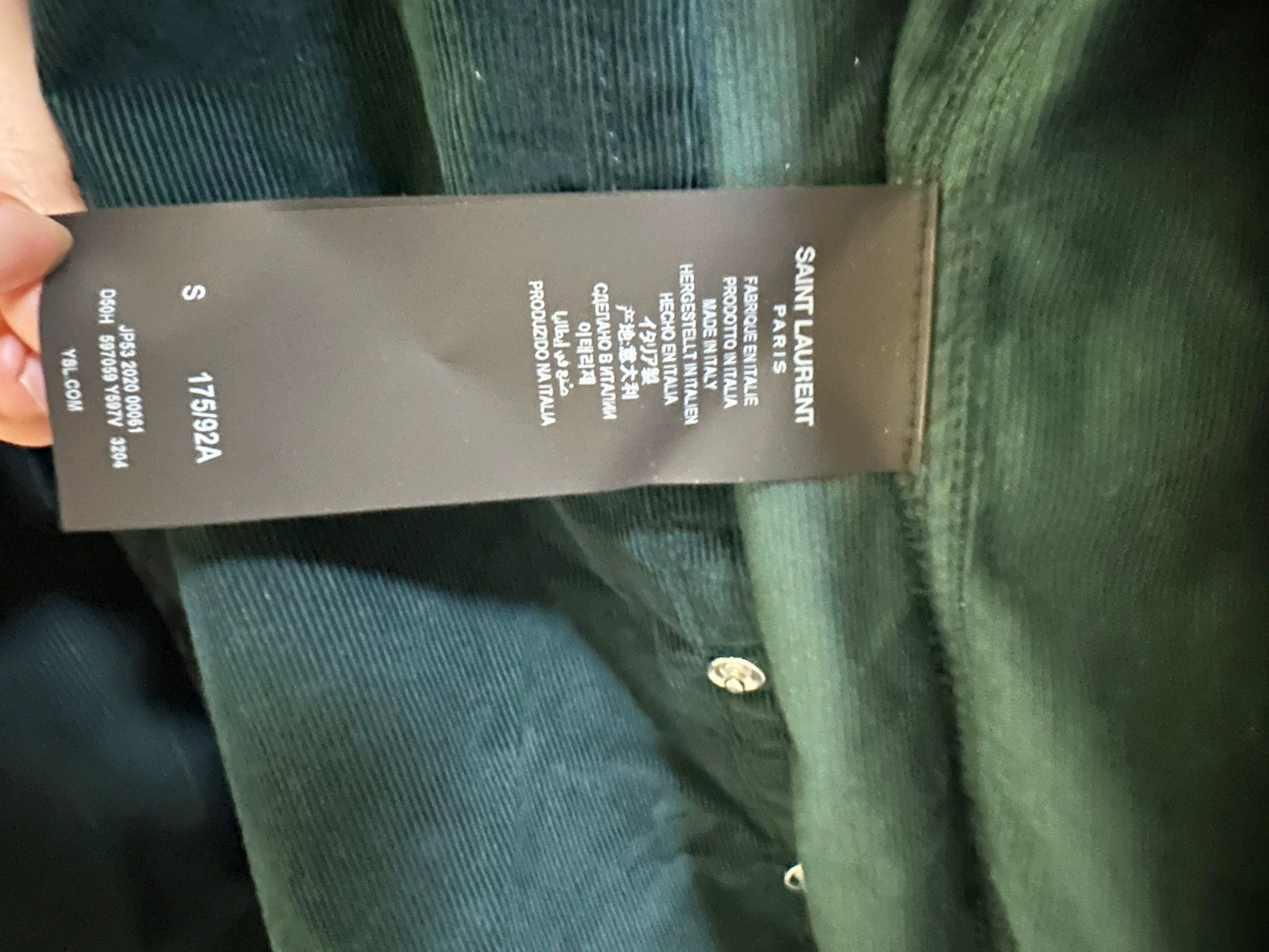 Saint Laurent Paris Saint Laurent Paris shirt Size US S / EU 44-46 / 1 - 2 Thumbnail