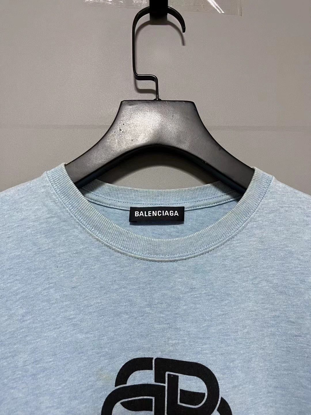 Balenciaga Balenciaga Haze Blue Lock Short Sleeve Size US S / EU 44-46 / 1 - 3 Thumbnail