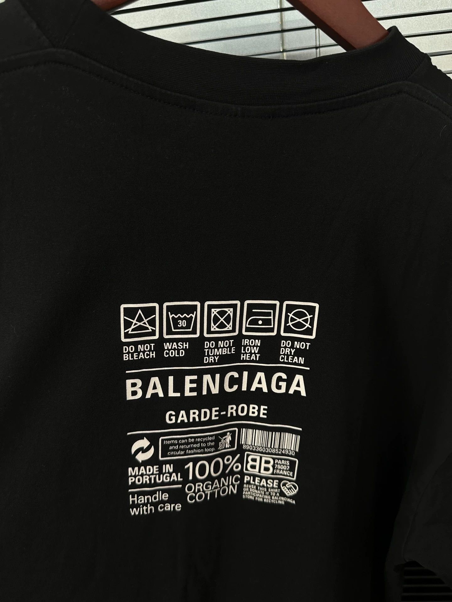 Balenciaga Balenciaga eco-friendly logo short sleeved shirt Size US XS / EU 42 / 0 - 5 Thumbnail
